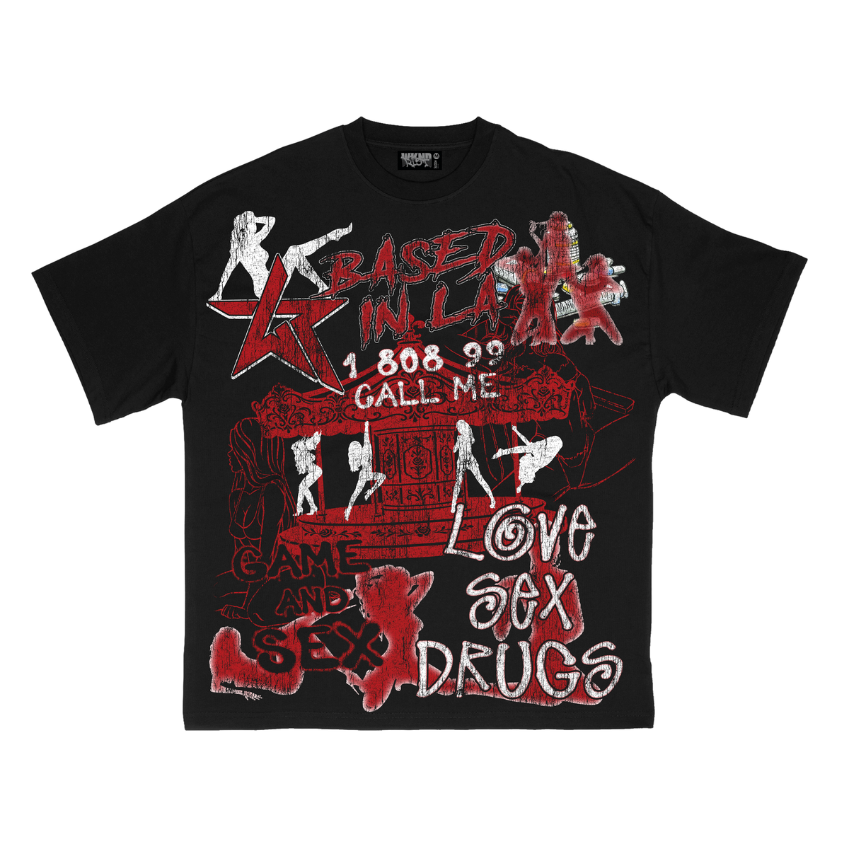 Wknd Riot “LOVE SEX DRUGS BLACK"