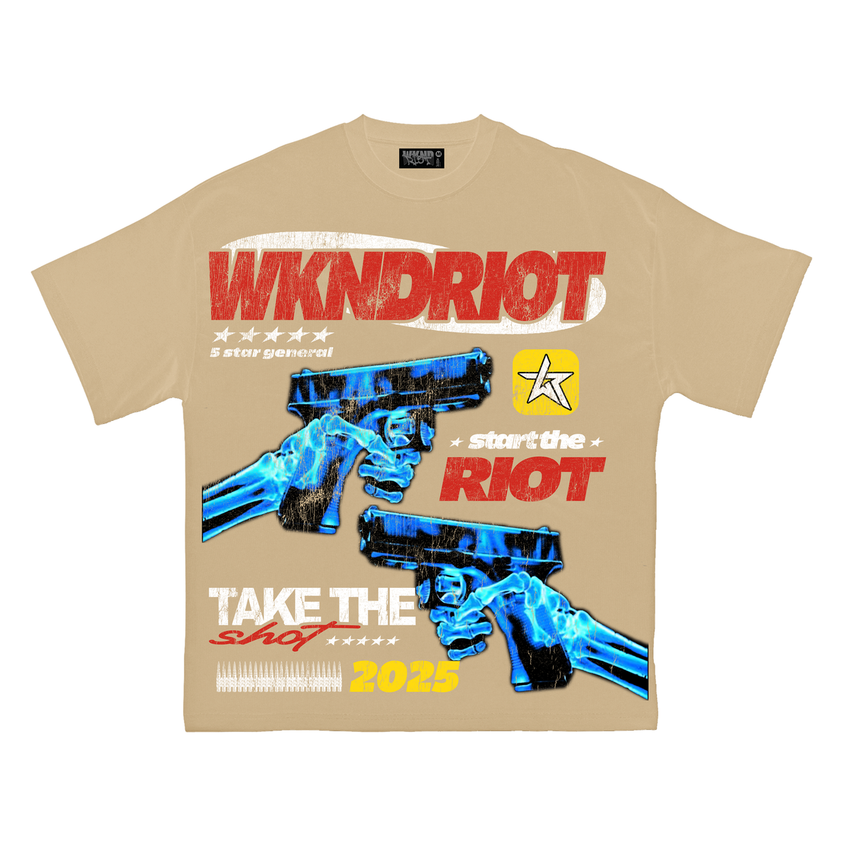 Wknd Riot “5 STAR GENERAL TAN"