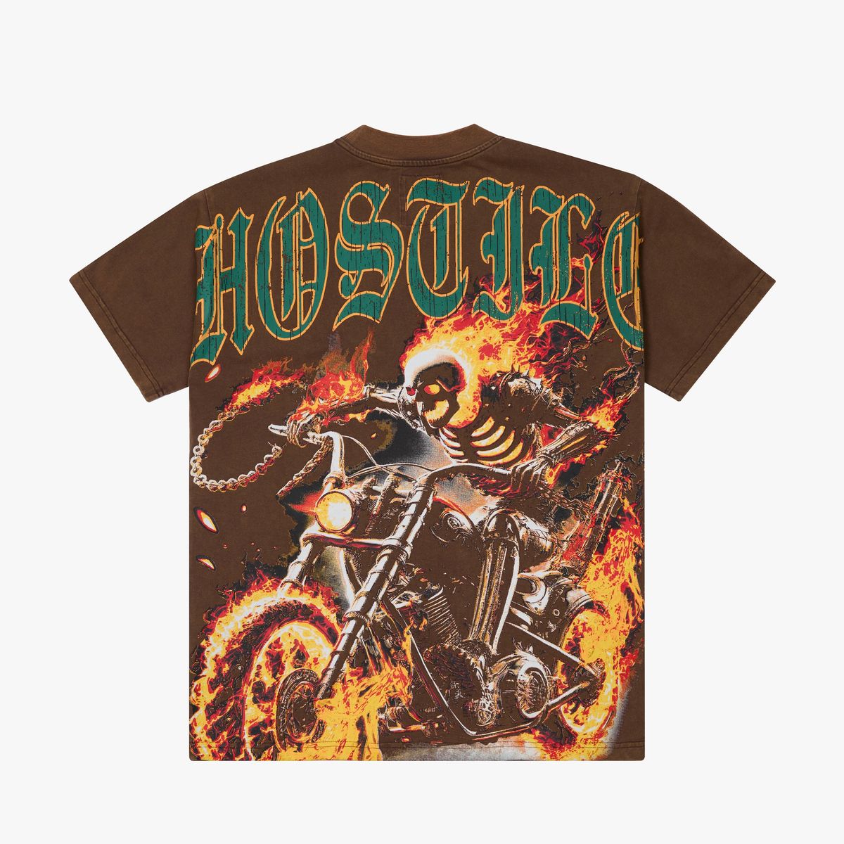 Xhostile "Ghost Rider" Brown Acid Wash FW2025