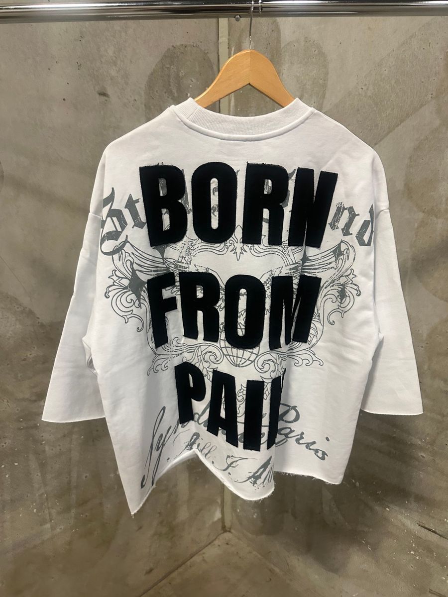 The Syndicate "FATE" CROP TEE WHITE