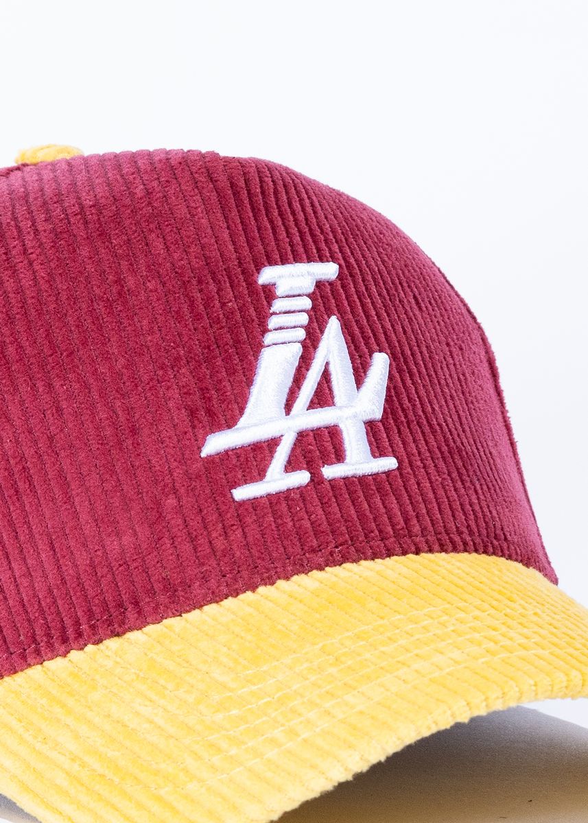 Reference “PARADISE CORDUROY" (Gold/Burgundy)