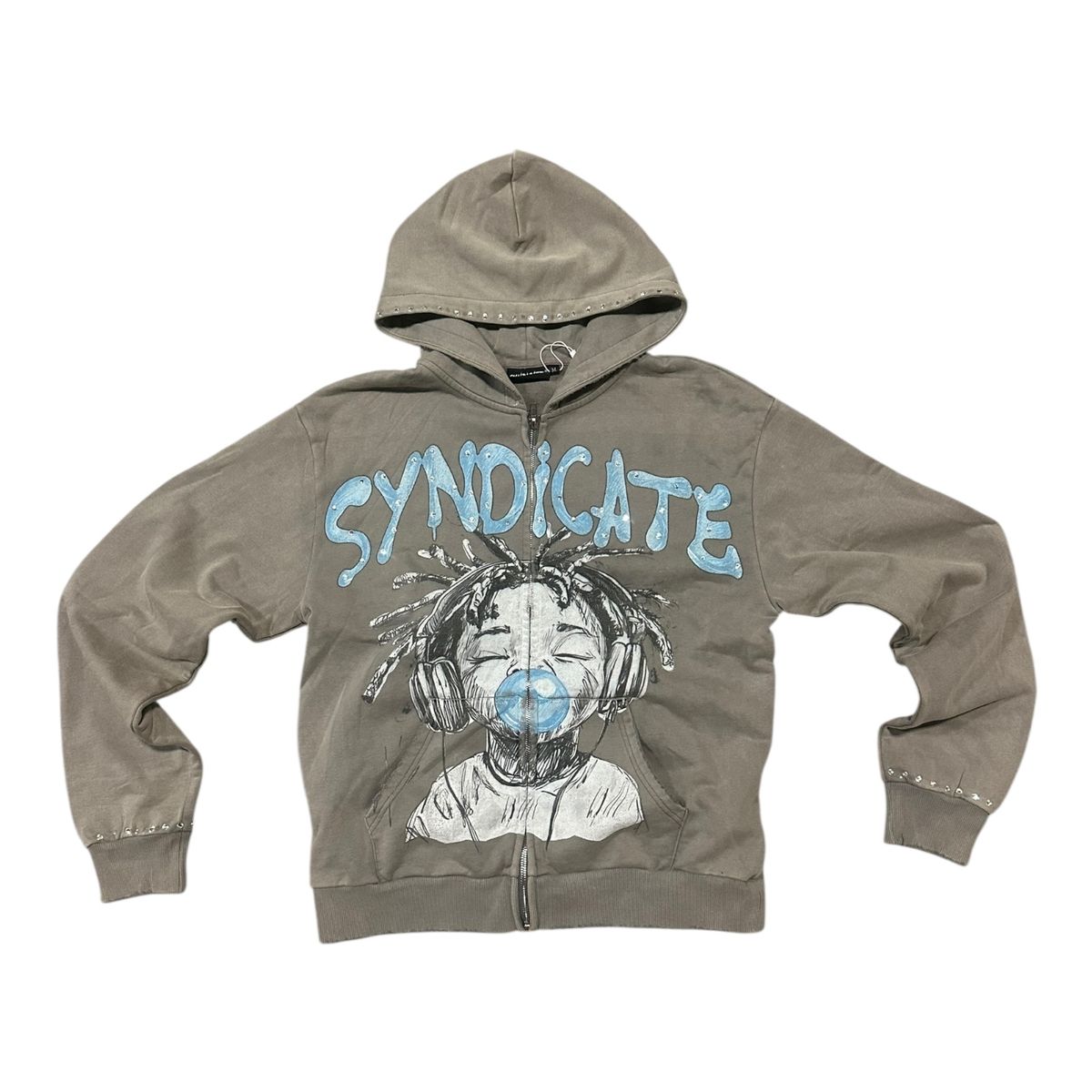 The Syndicate "Youth" Zip UP (Grey Wash)
