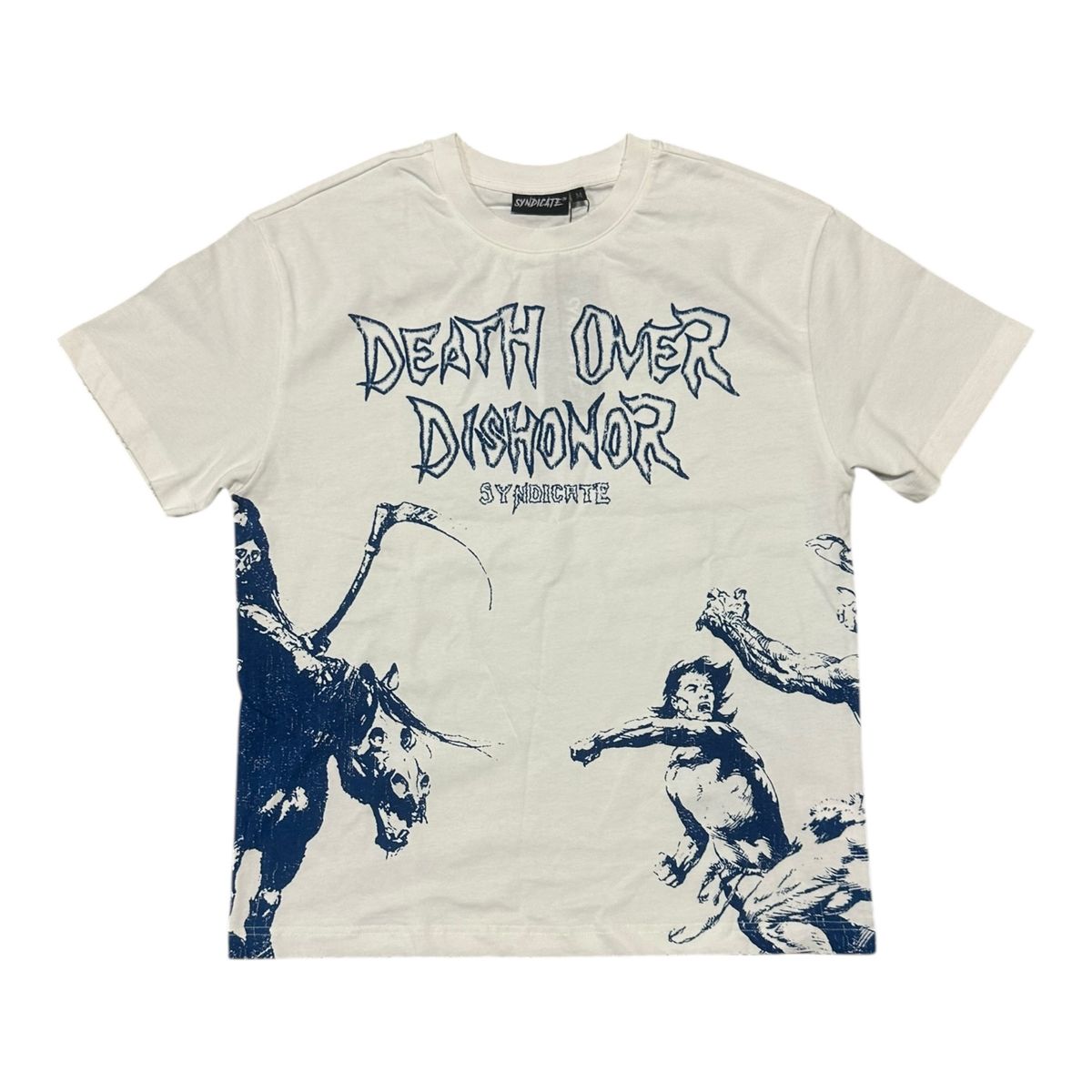 The Syndicate "Death B4 Dishonor" (White/Blue)