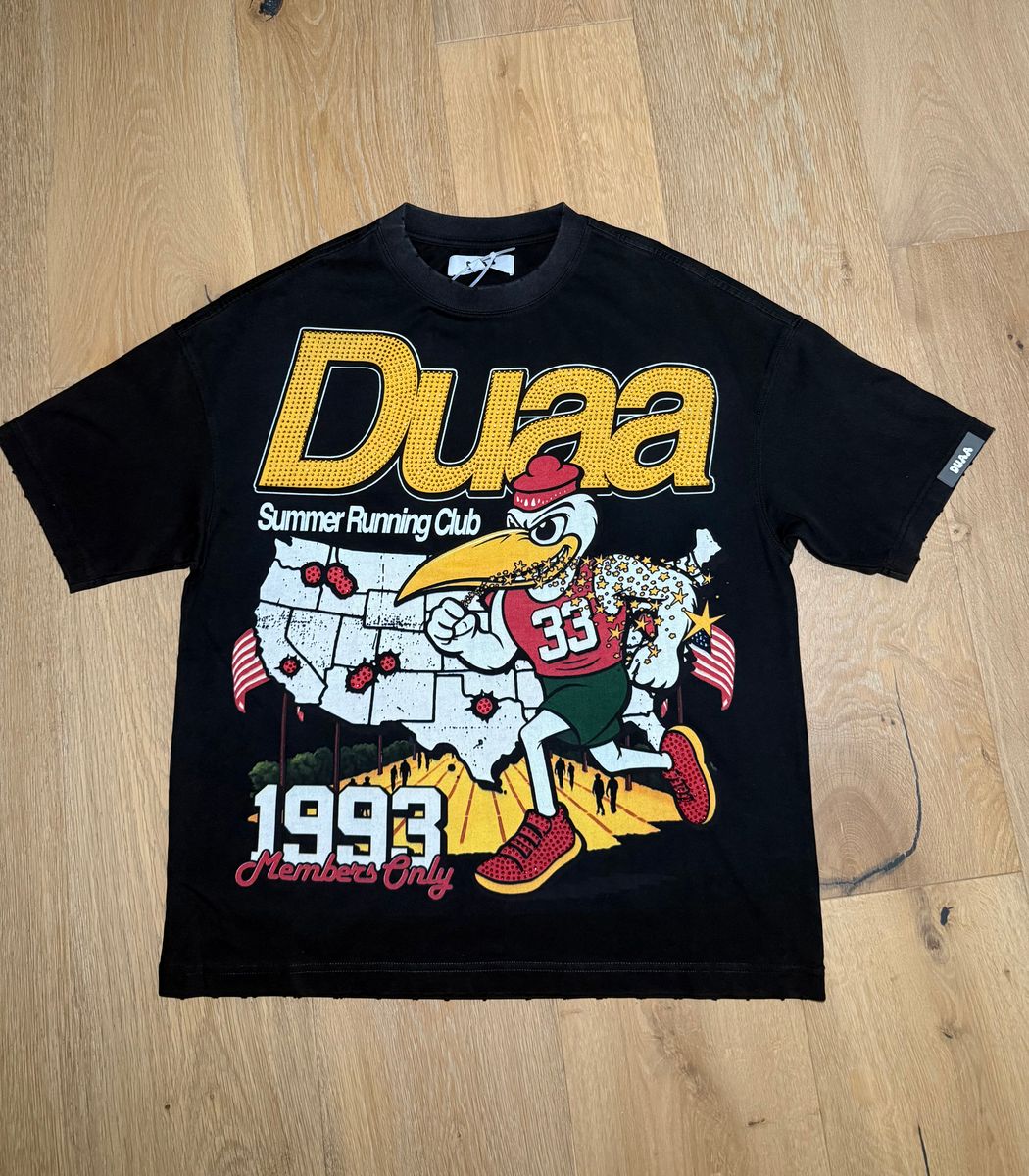 Duaa "SPRINT BLK TEE SHIRT"