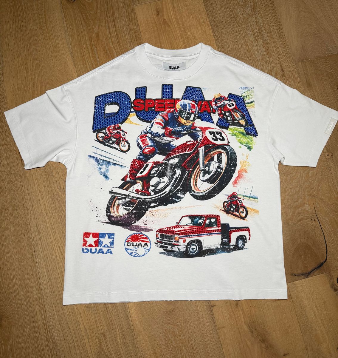 Duaa "SPEED WHT TEE SHIRT"