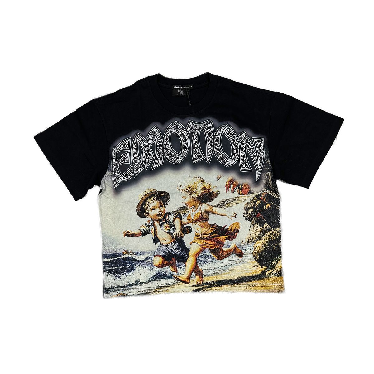 Mixed Emotion "Black Seaside” Tee