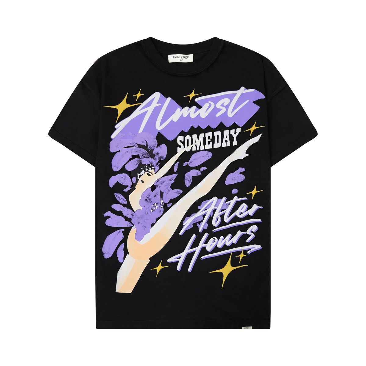 Almost Someday “BURLESQUE TEE" (BLACK)
