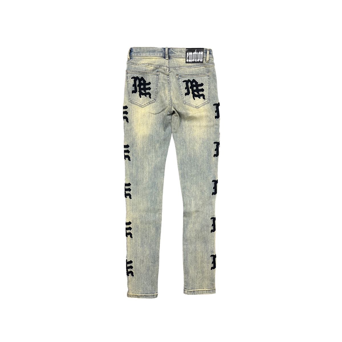 Mixed Emotion "Desert" Monogram Denim