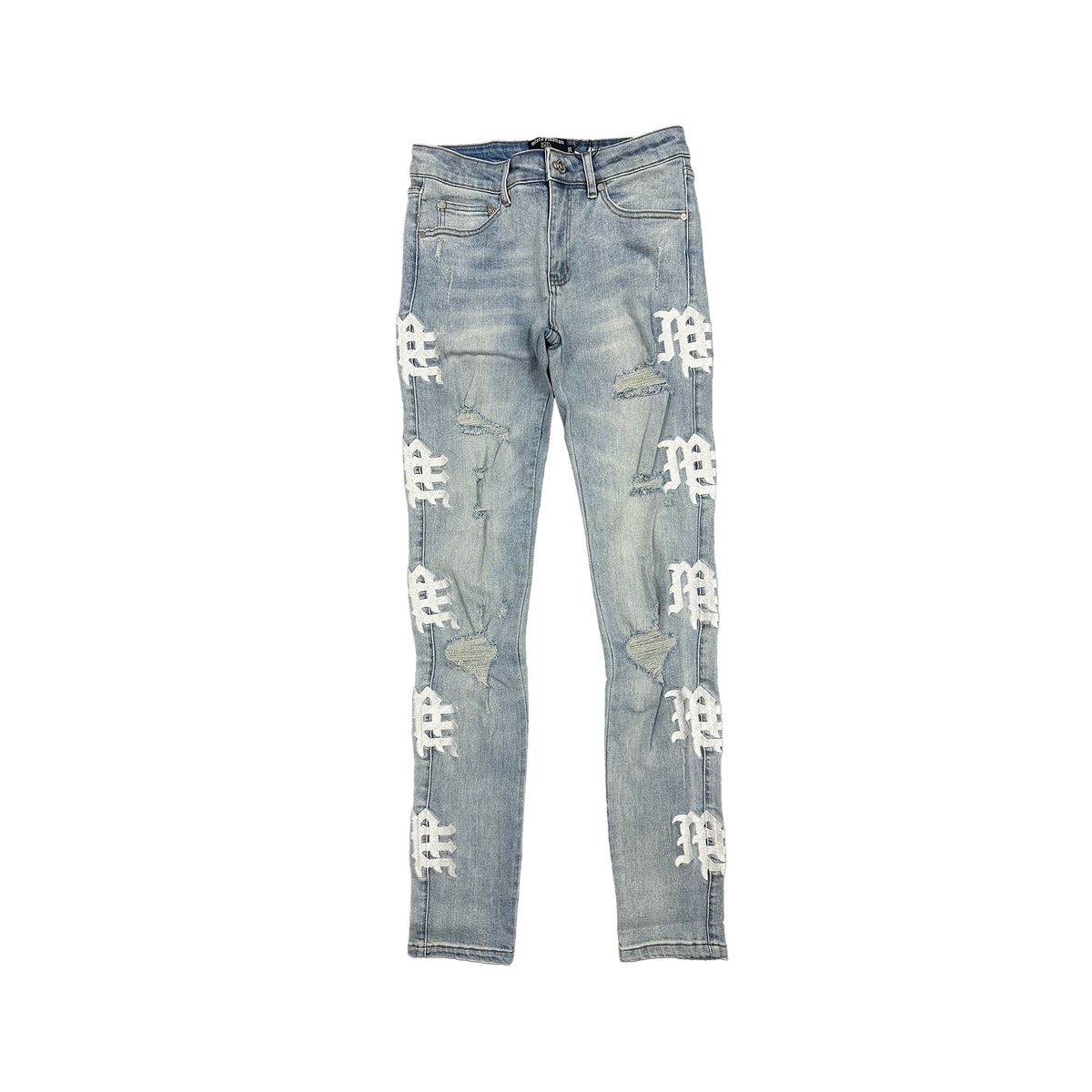 Mixed Emotion "Sea" Monogram Denim