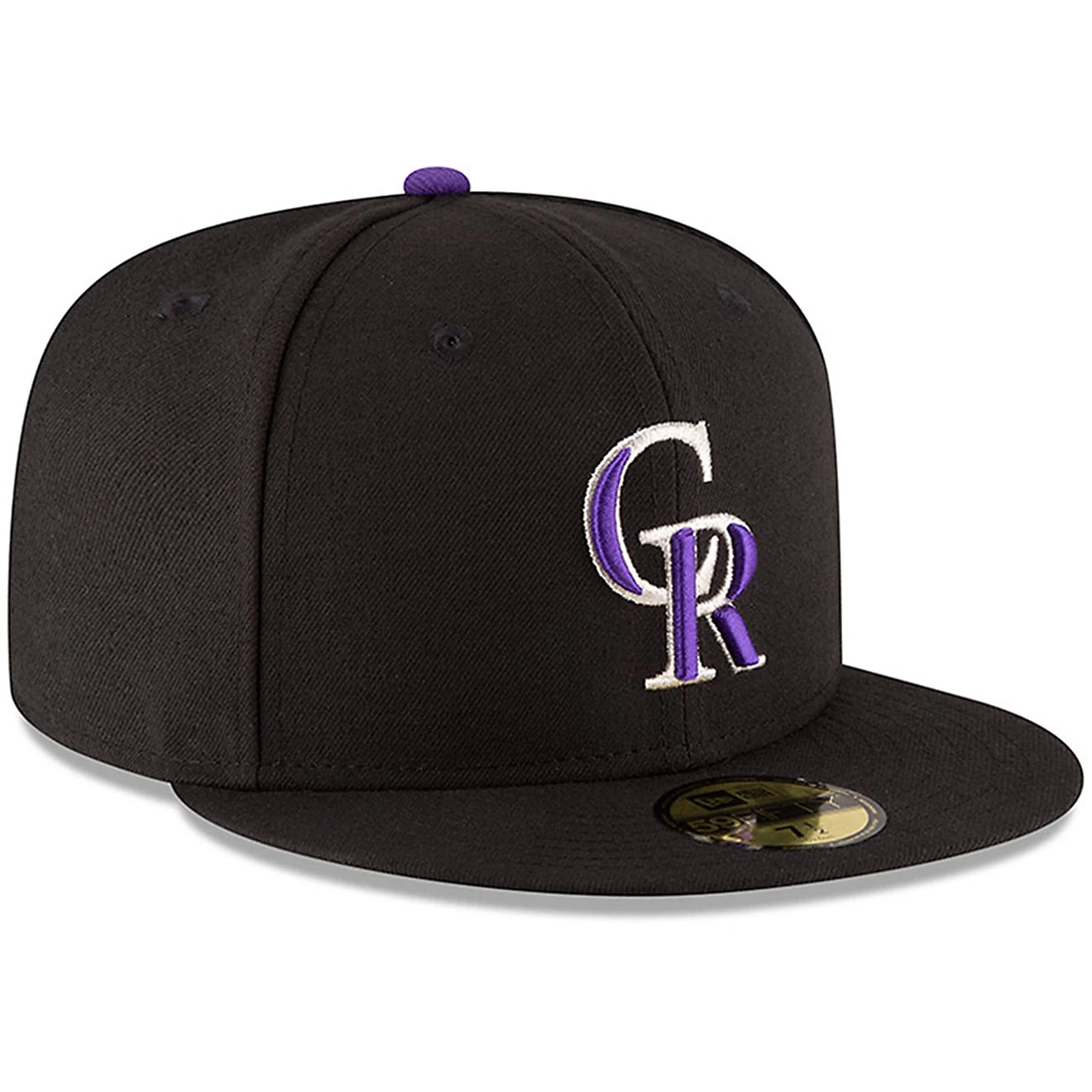 New Era 59Fifty Fitted  "Colorado Rockies" Black Purple 70365295