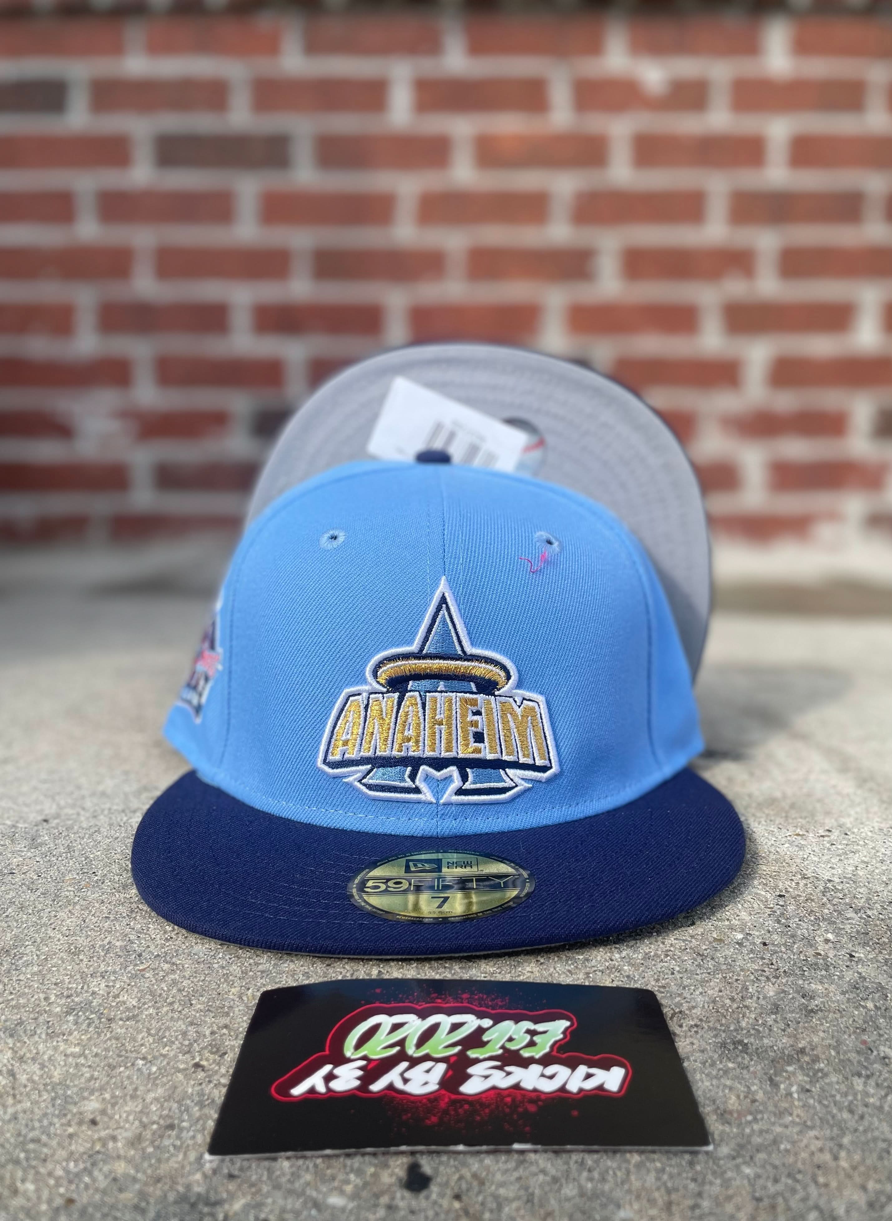 New Era 59 FIFTY Fitted "Angels Anaheim" Baby Blue/Yellow