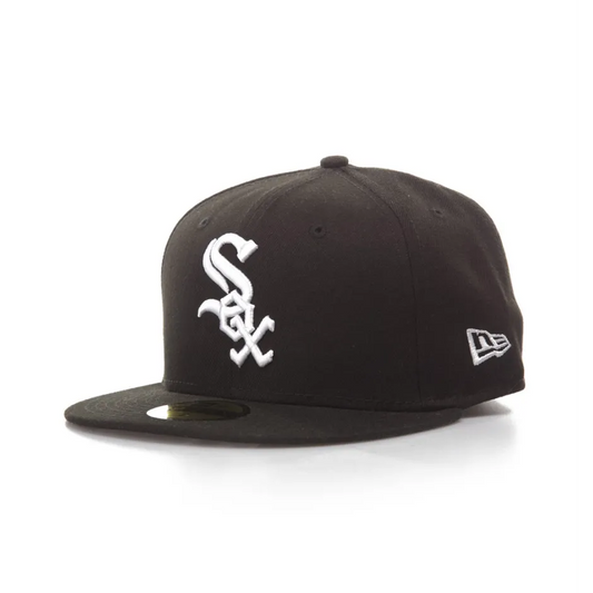 New Era 59Fifty Fitted "Chicago White Sox" (Black/White)