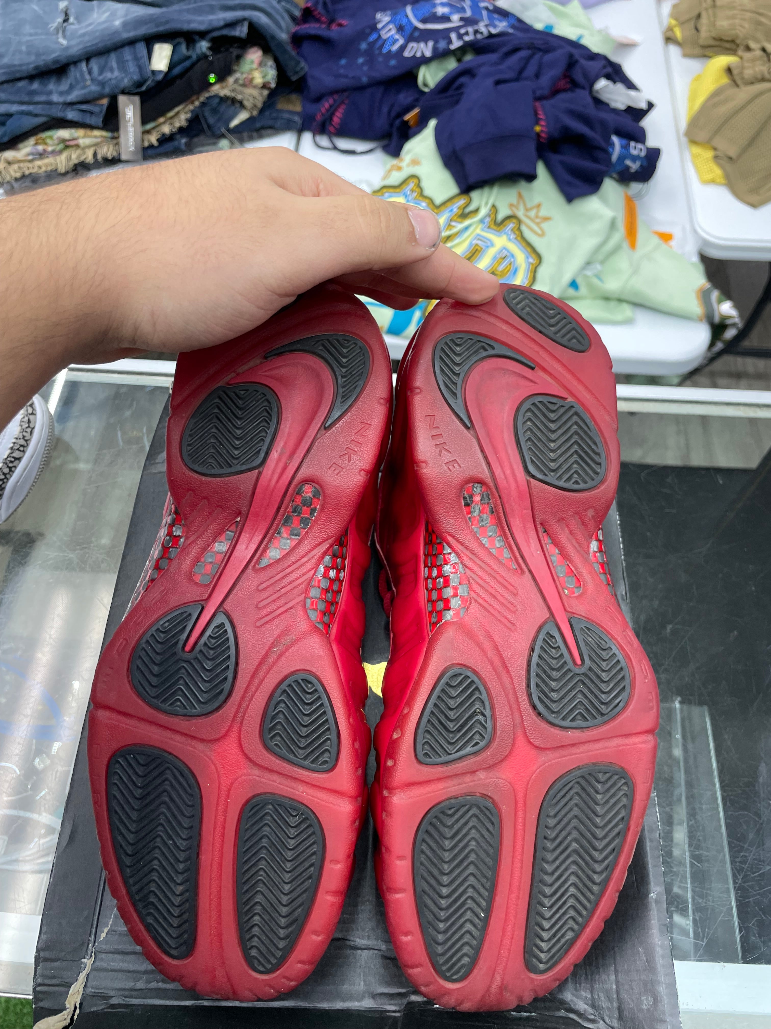 Nike Air Foamposite Pro “Red October ” *Size 10.5 Preowned*