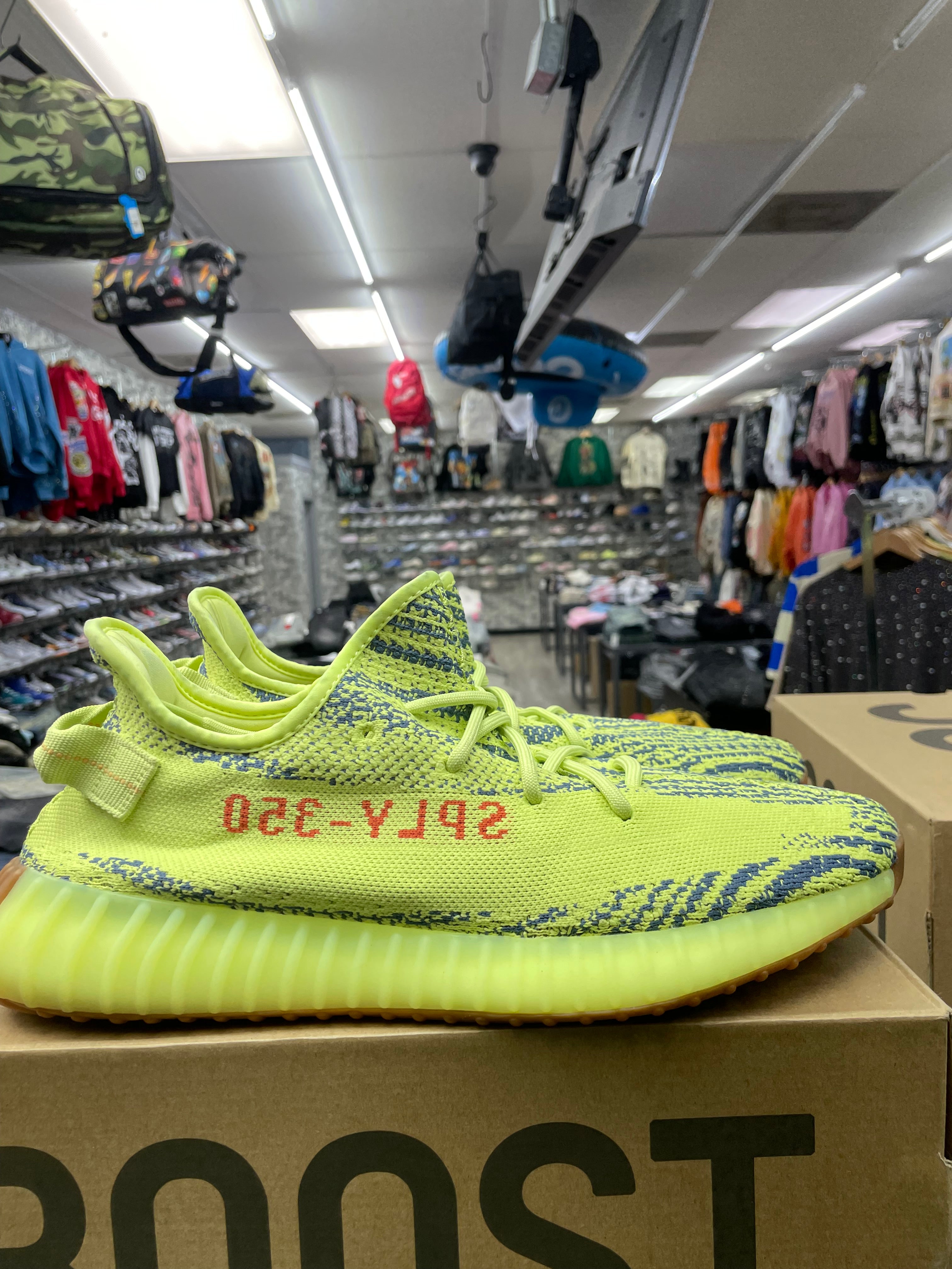 Yeezy Boost 350 “Semi Forzen Yellow” *Size 14 Preowned*