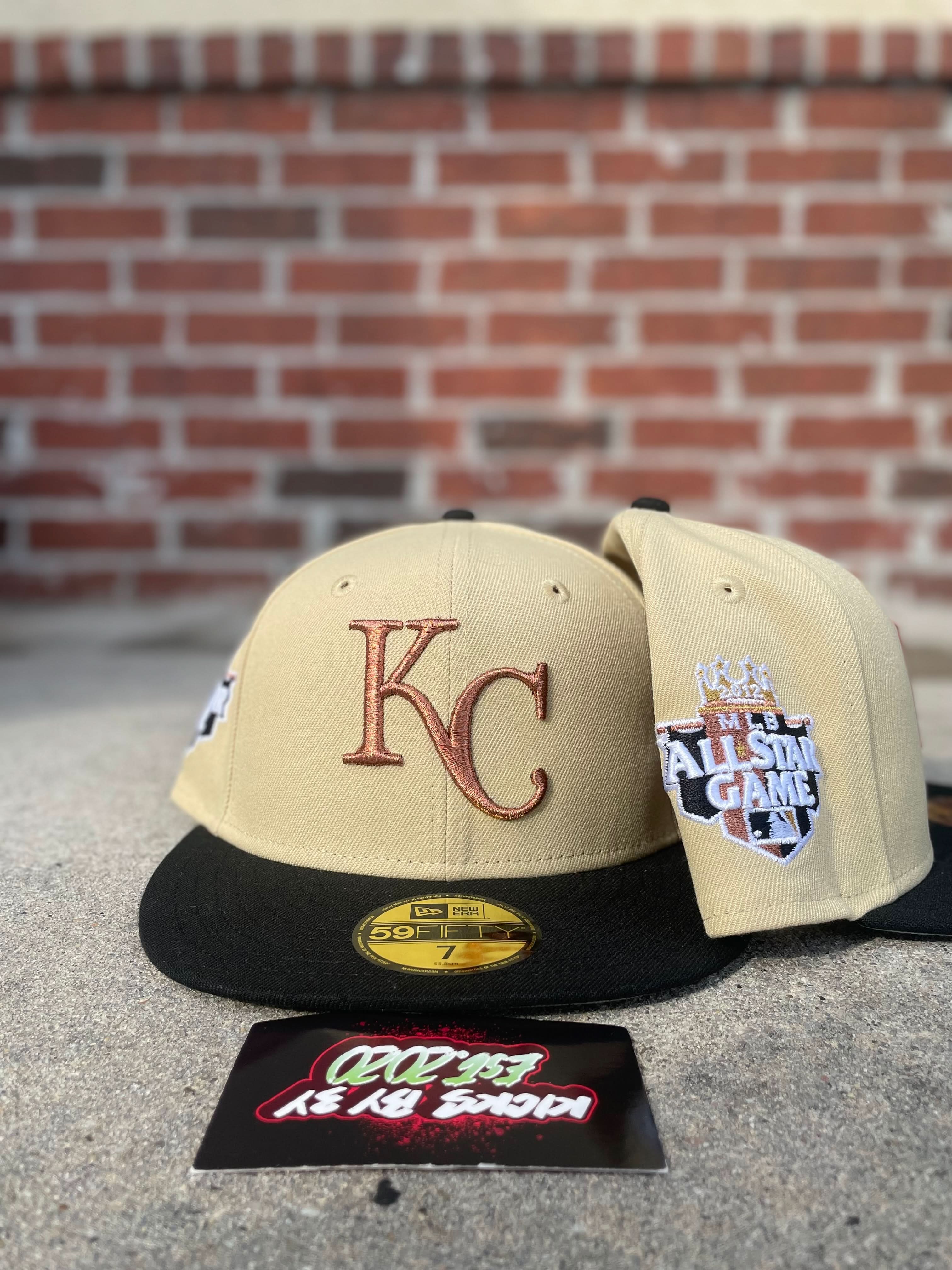 New Era 59 FIFTY Fitted "Kansas City Royals" Cream/Orange