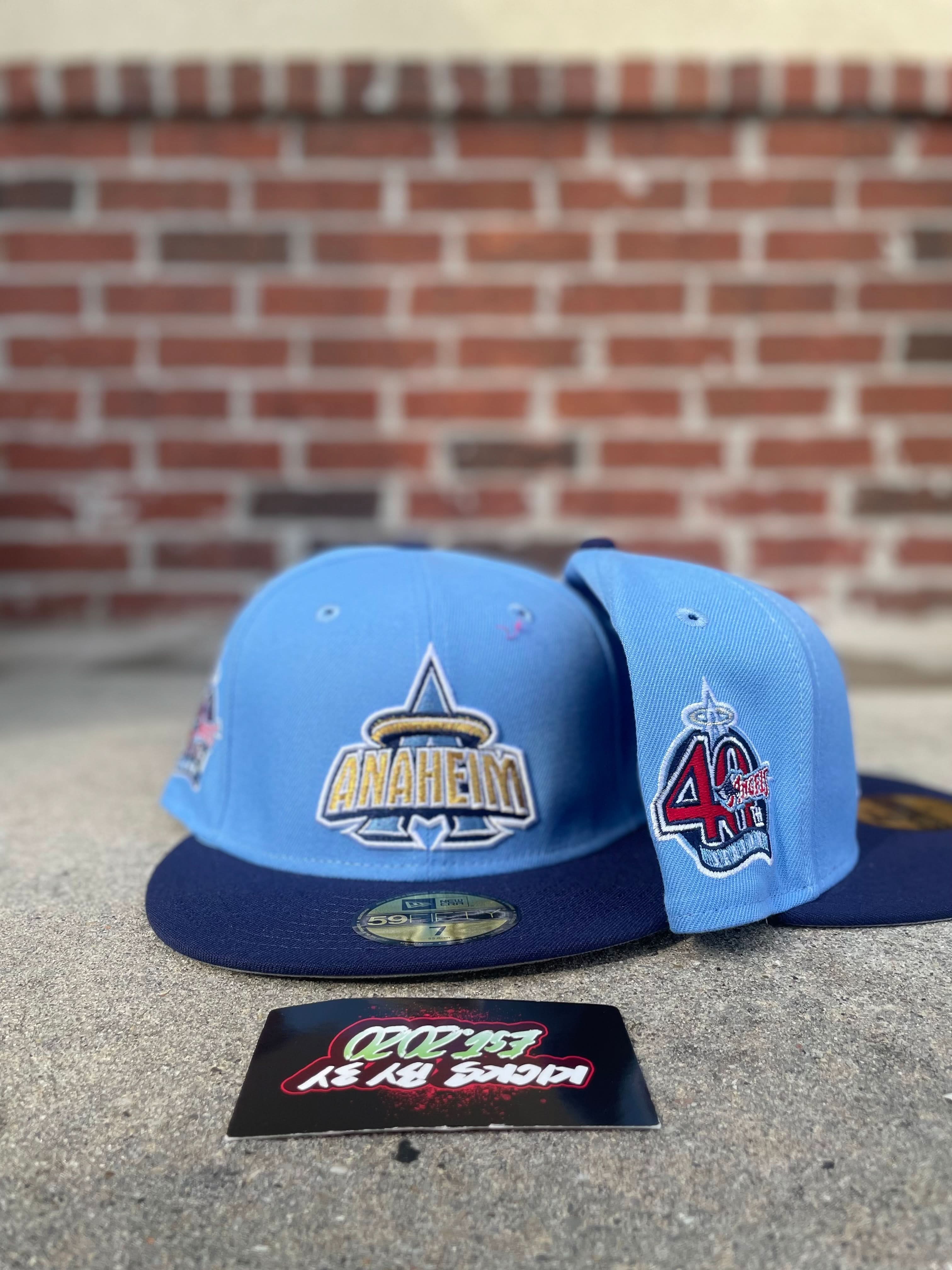 New Era 59 FIFTY Fitted "Angels Anaheim" Baby Blue/Yellow