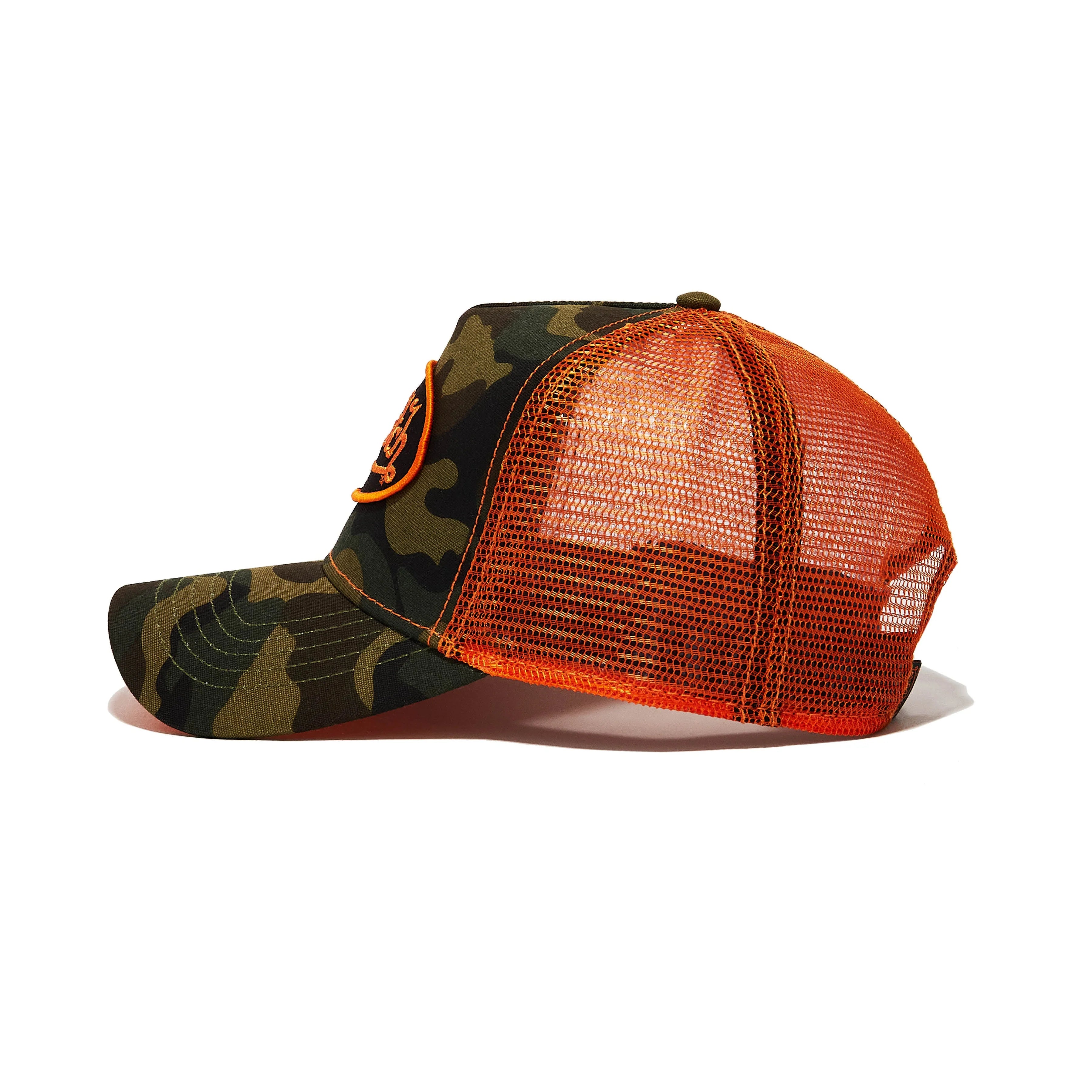 Von Dutch "Orange Camo Trucker Hat"