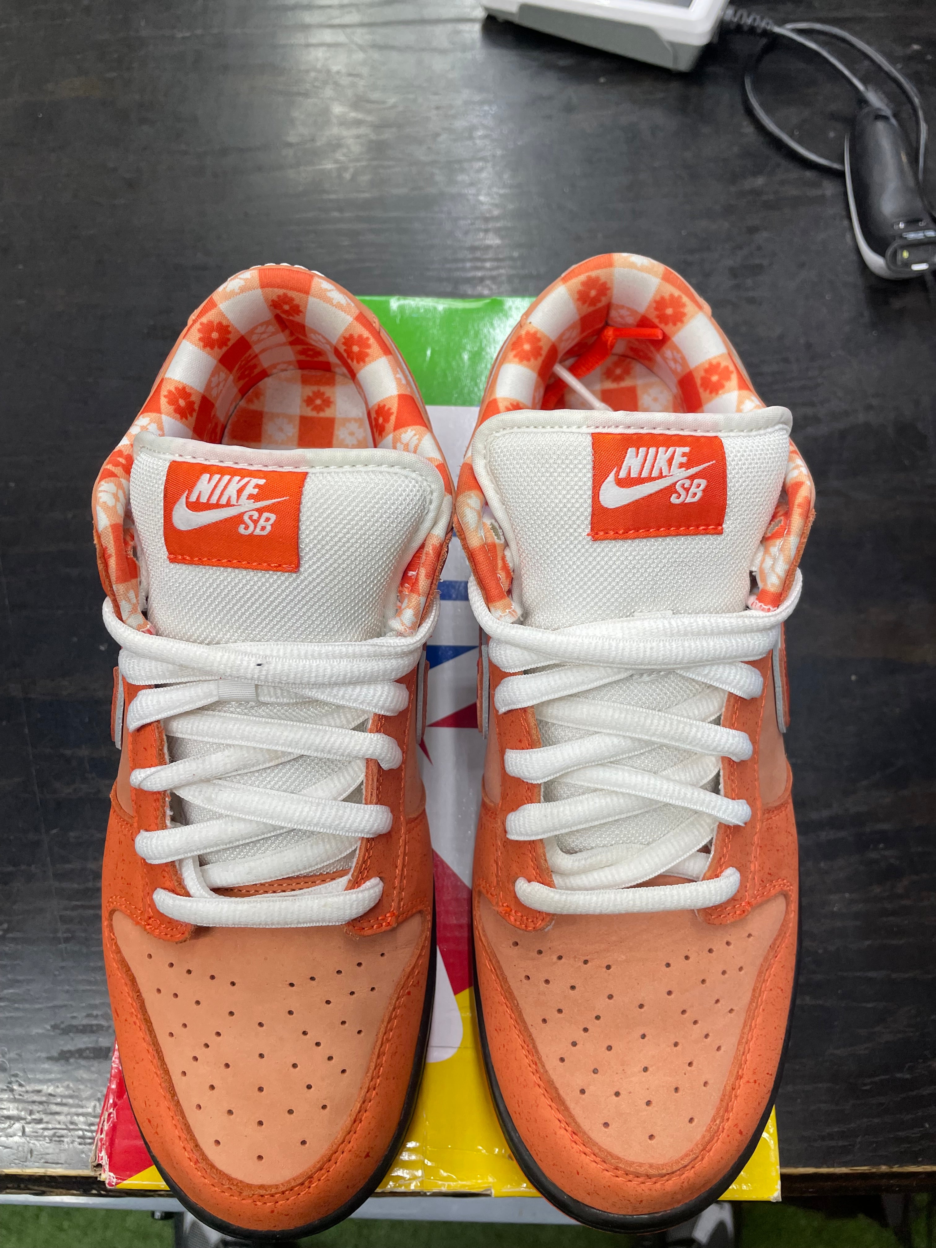 Nike SB Dunk Low “Concept Orange Lobster” *Size 8.5 Preowned*