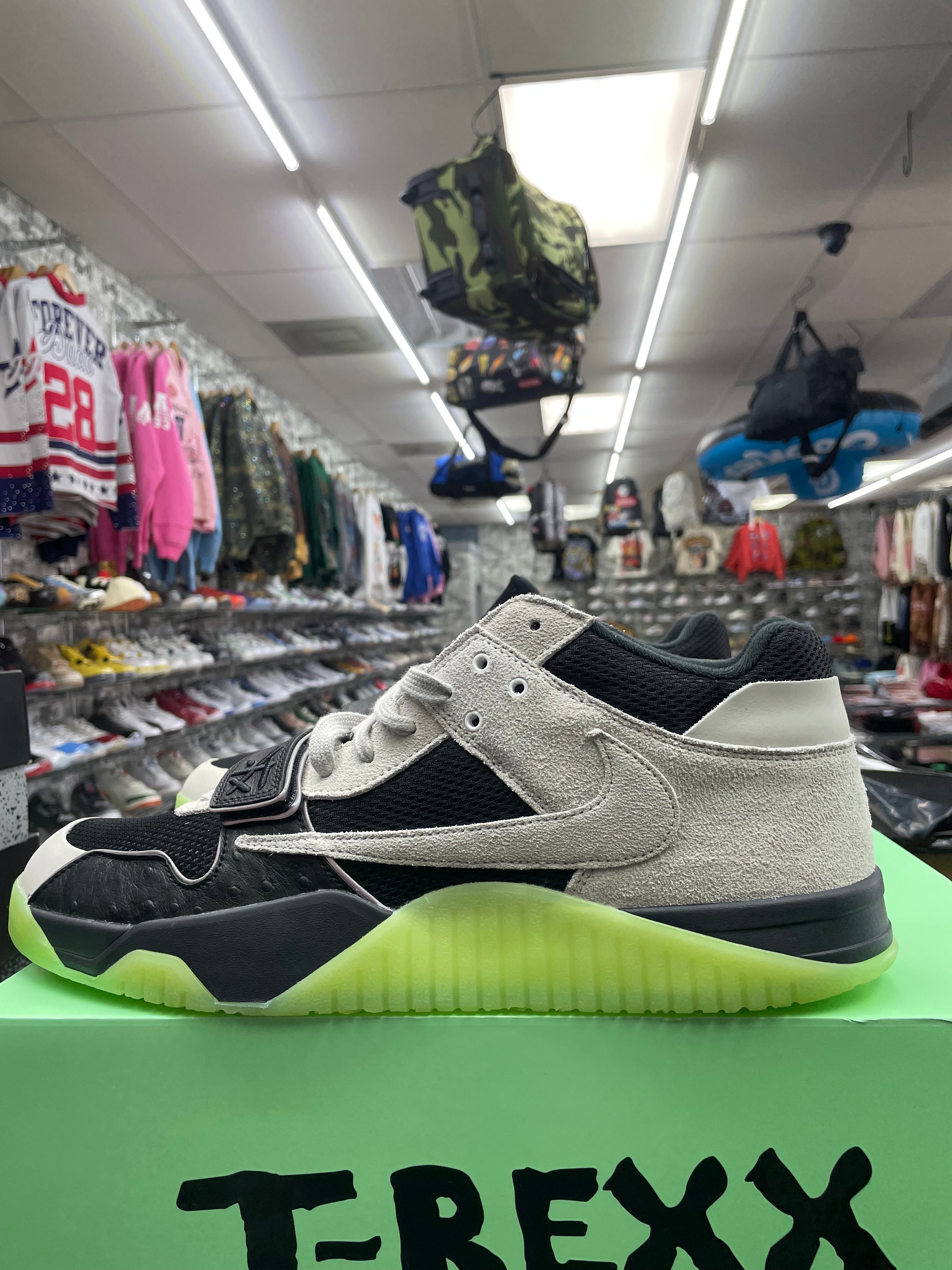 Air Jordan Jumpman Jack “Travis Scott X Chase B Black Night Silver” *Size 14 Preowned*