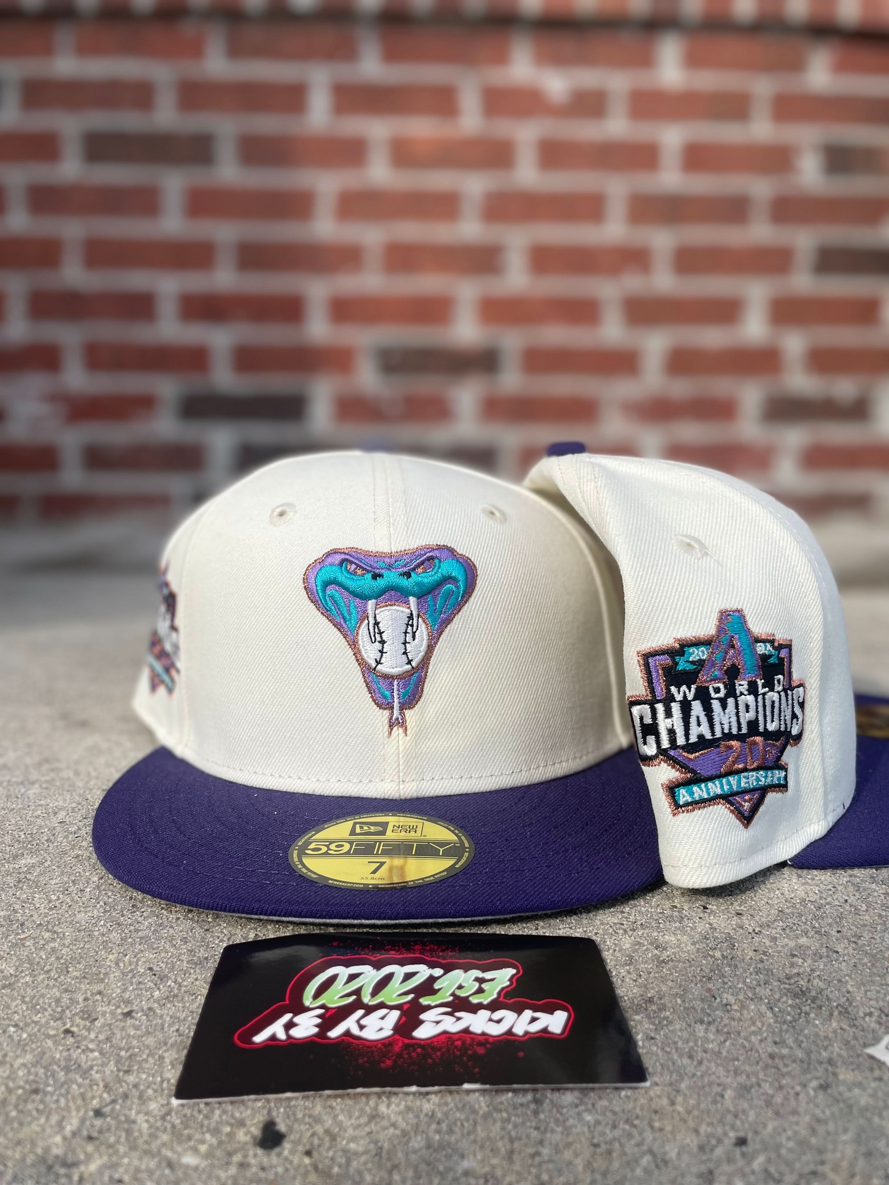 New Era 59 FIFTY Fitted "Arizona DiamondBacks" Purple/Cream
