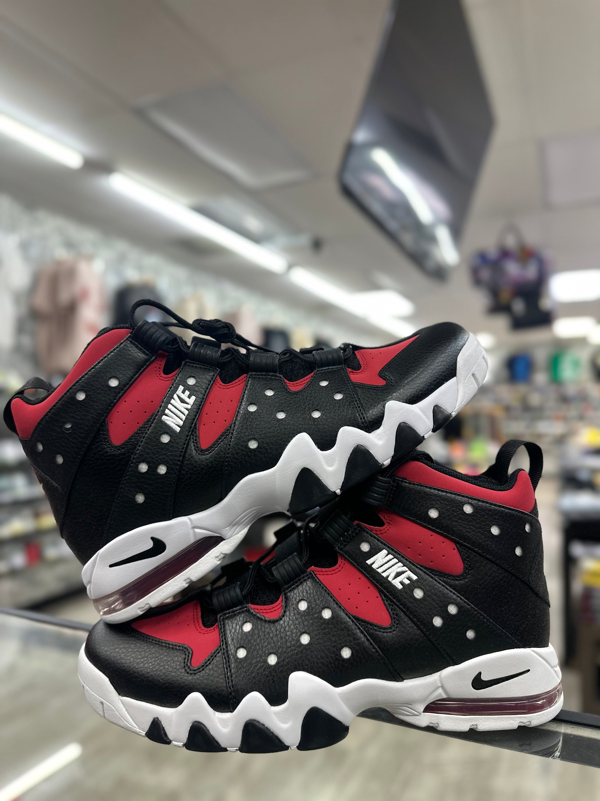 Charles barkley shoes red and black online