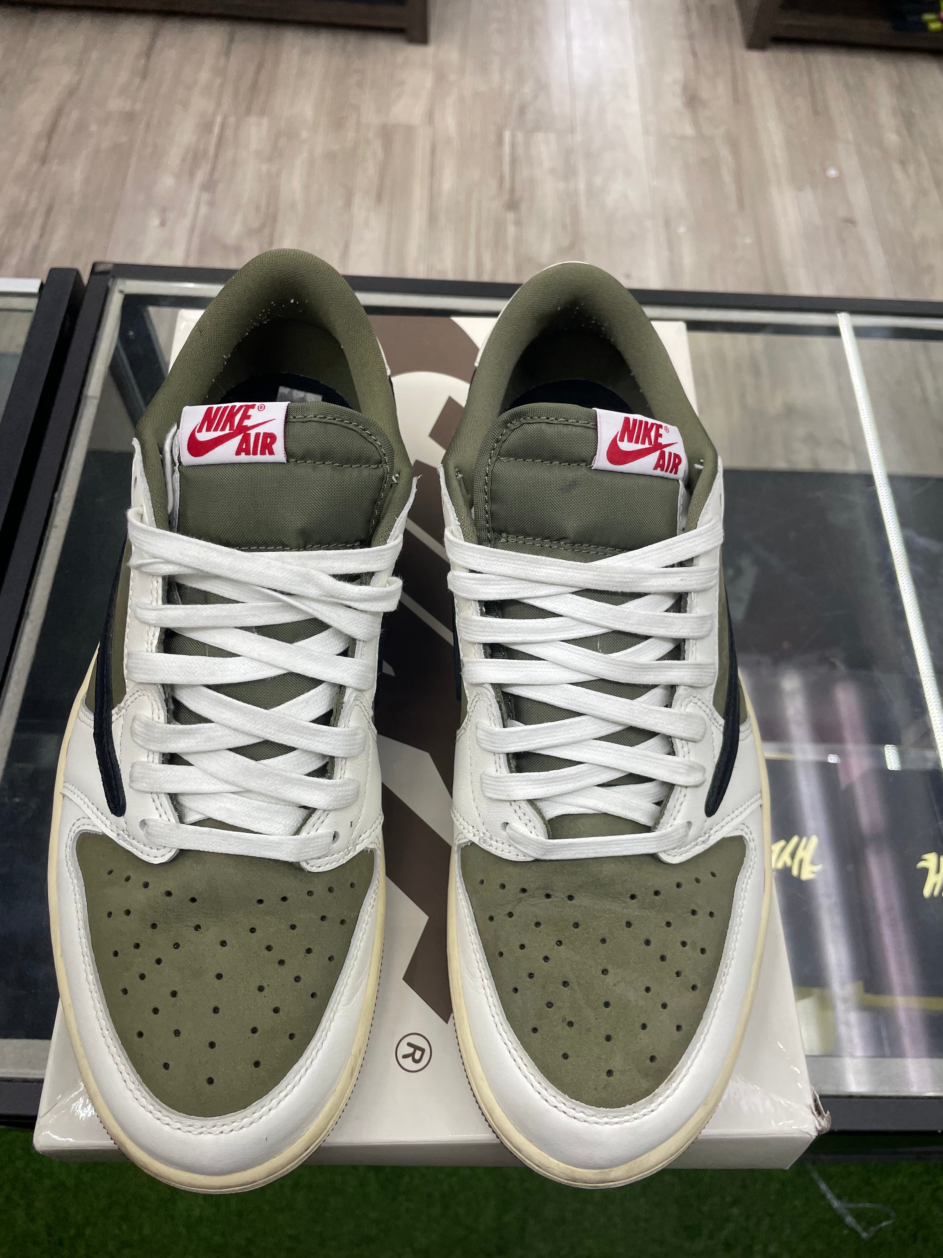 Air Jordan 1 Low “Travis Scott Medium Olive” *Size 11 Preowned* (DM7866-200)