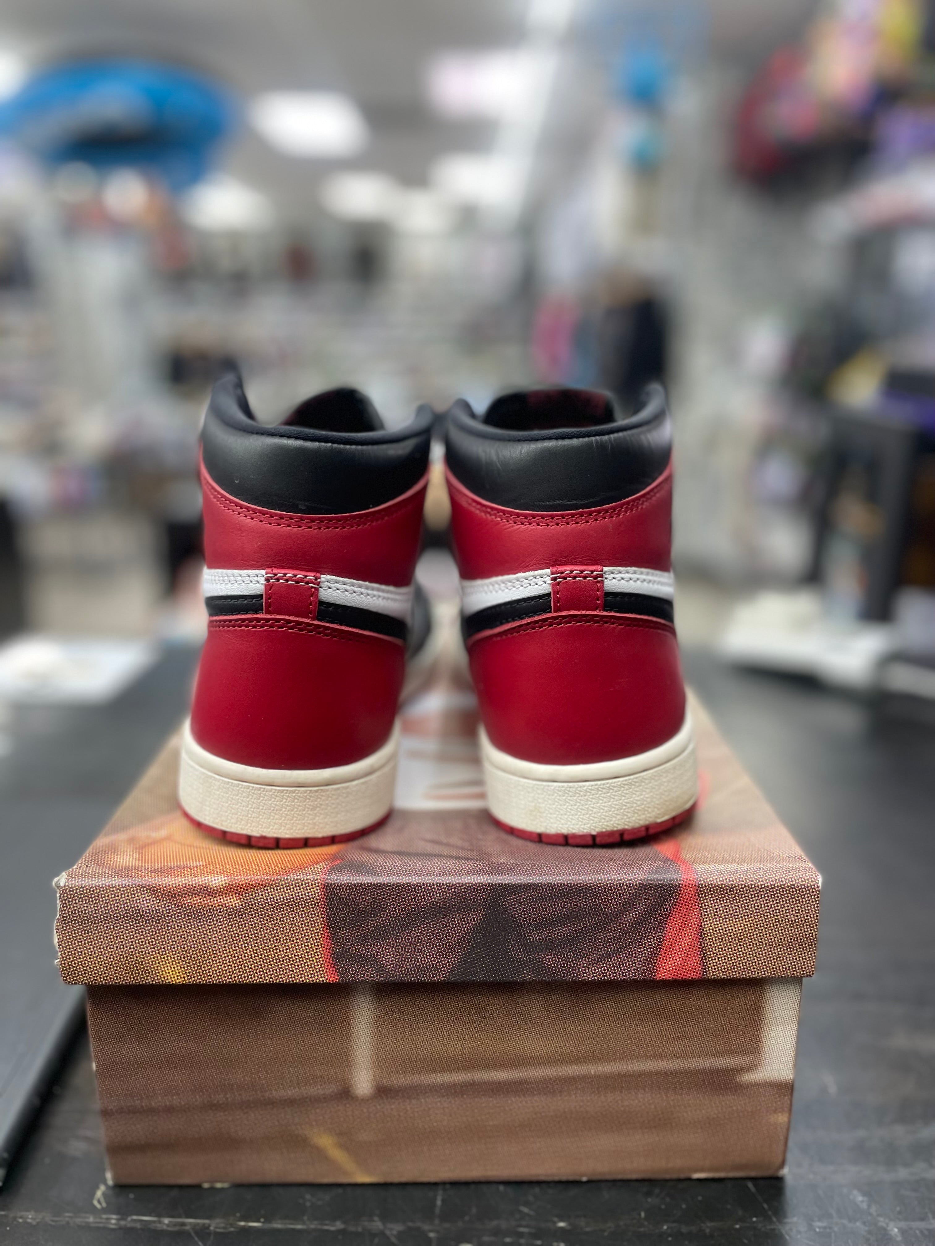 Air Jordan 1 "Black Toe Reimagined" *Size 8.5 Preowned*