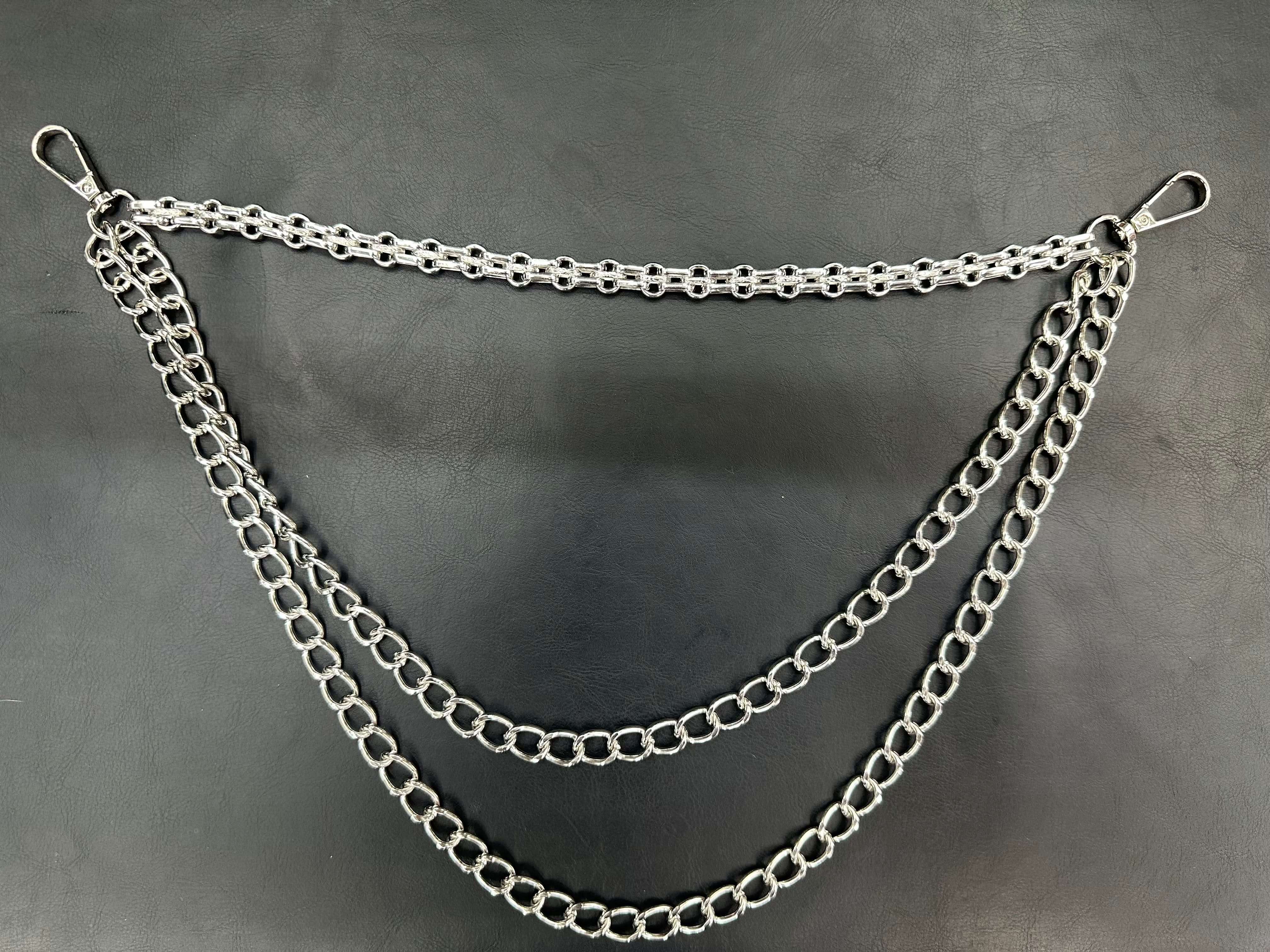 SILVER WALLET CHAIN