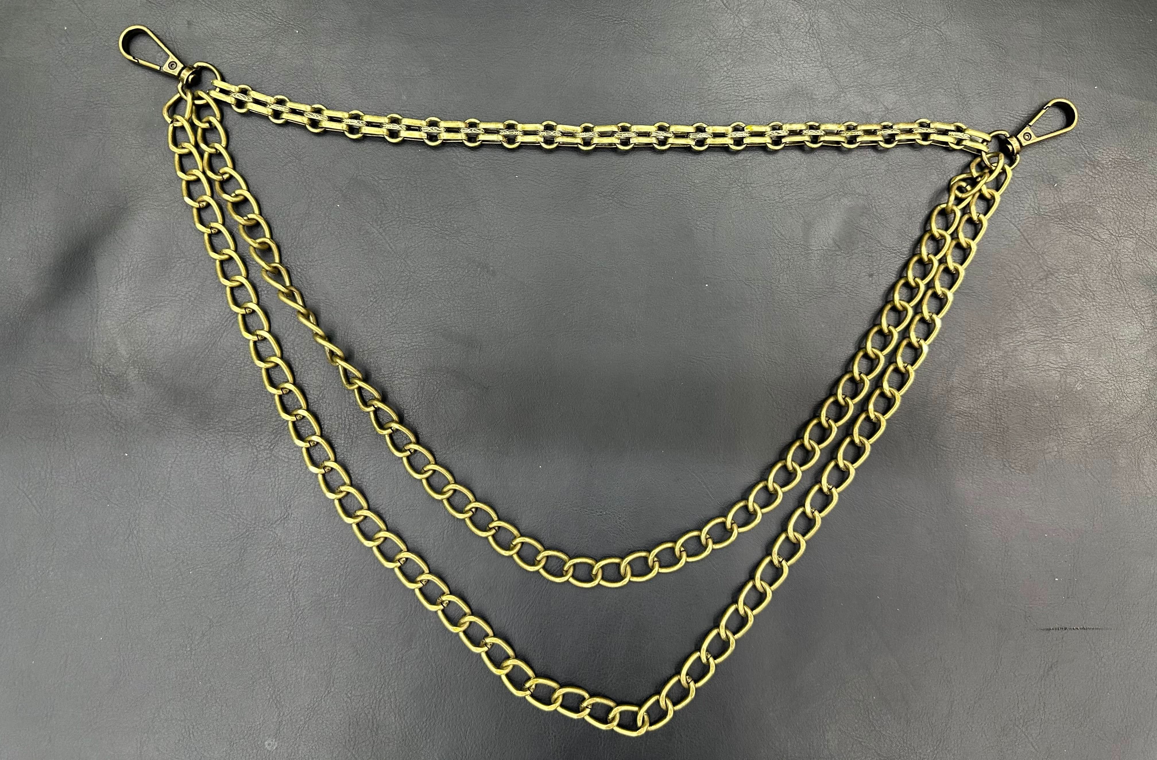 FADED GOLD WALLET CHAIN
