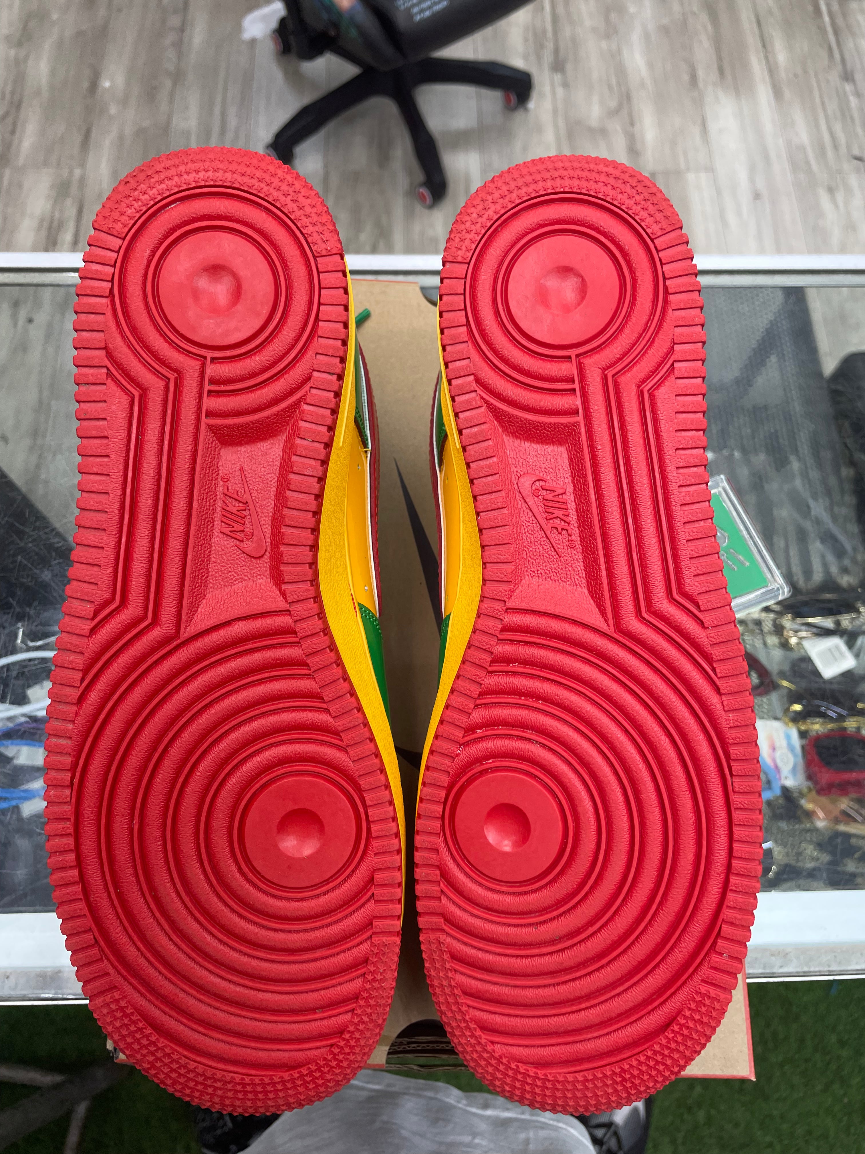 Nike Air Force 1 Low “Lil Yachty Concrete Boys Lucky Green” *Size 11 Preowned* Worn One Time (IH4383-300)