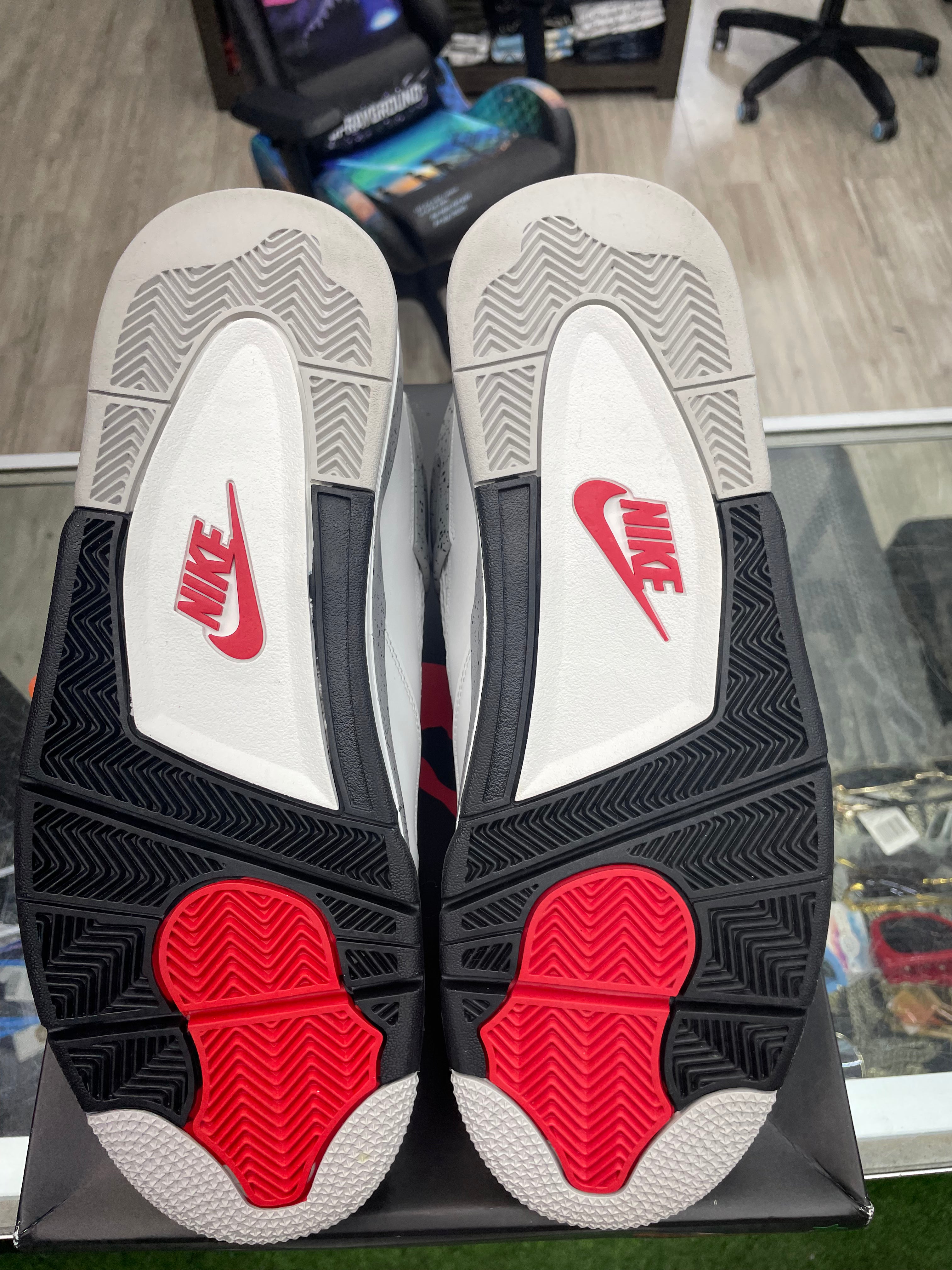 Air Jordan Retro 4 “White Cement” *Size 13 Preowned* (FV5029-100)