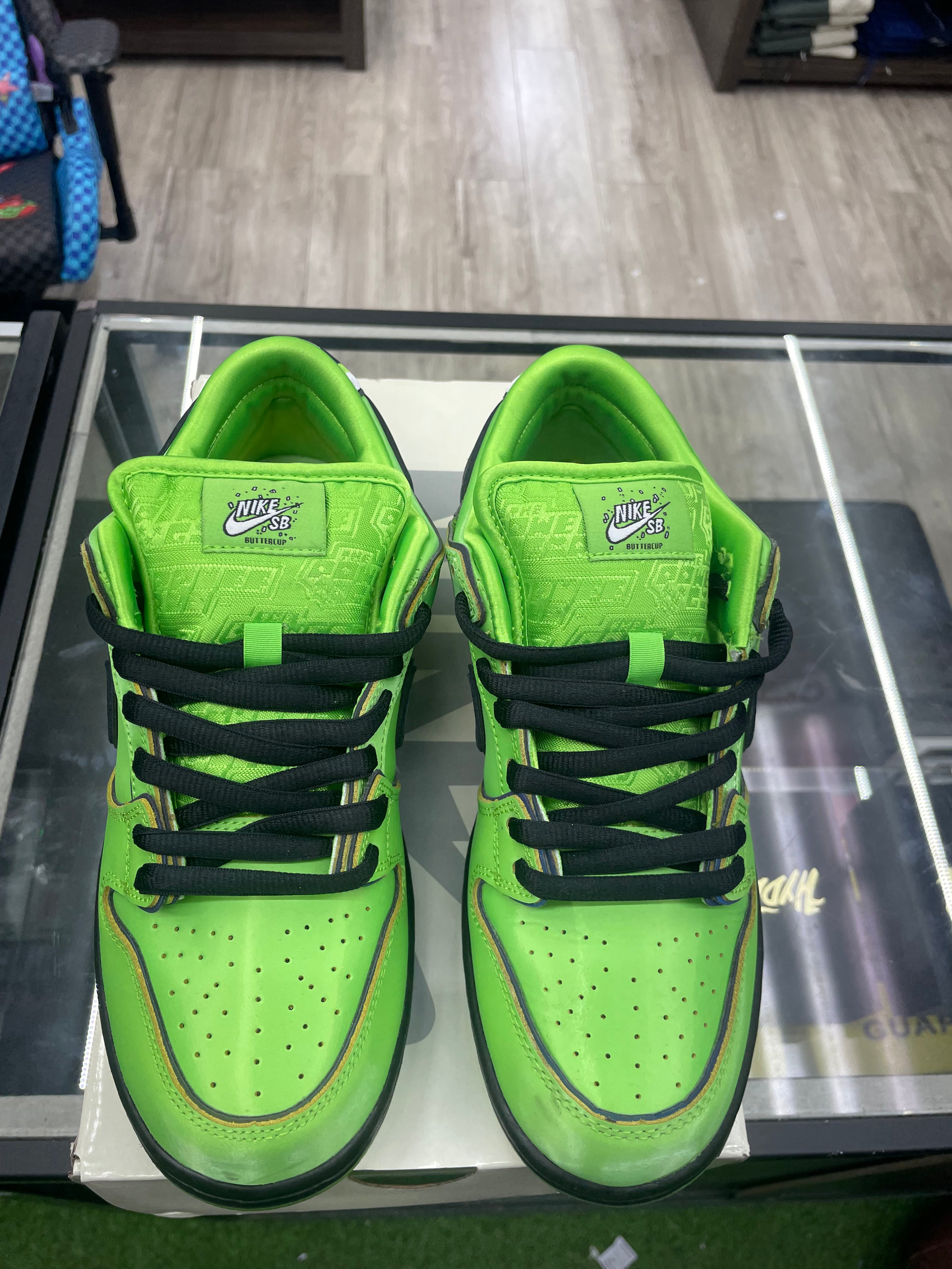 Nike SB Dunk Low "The Powerpuff Girls Buttercup" *Size 7.5 Preowned* (FZ8319-300)