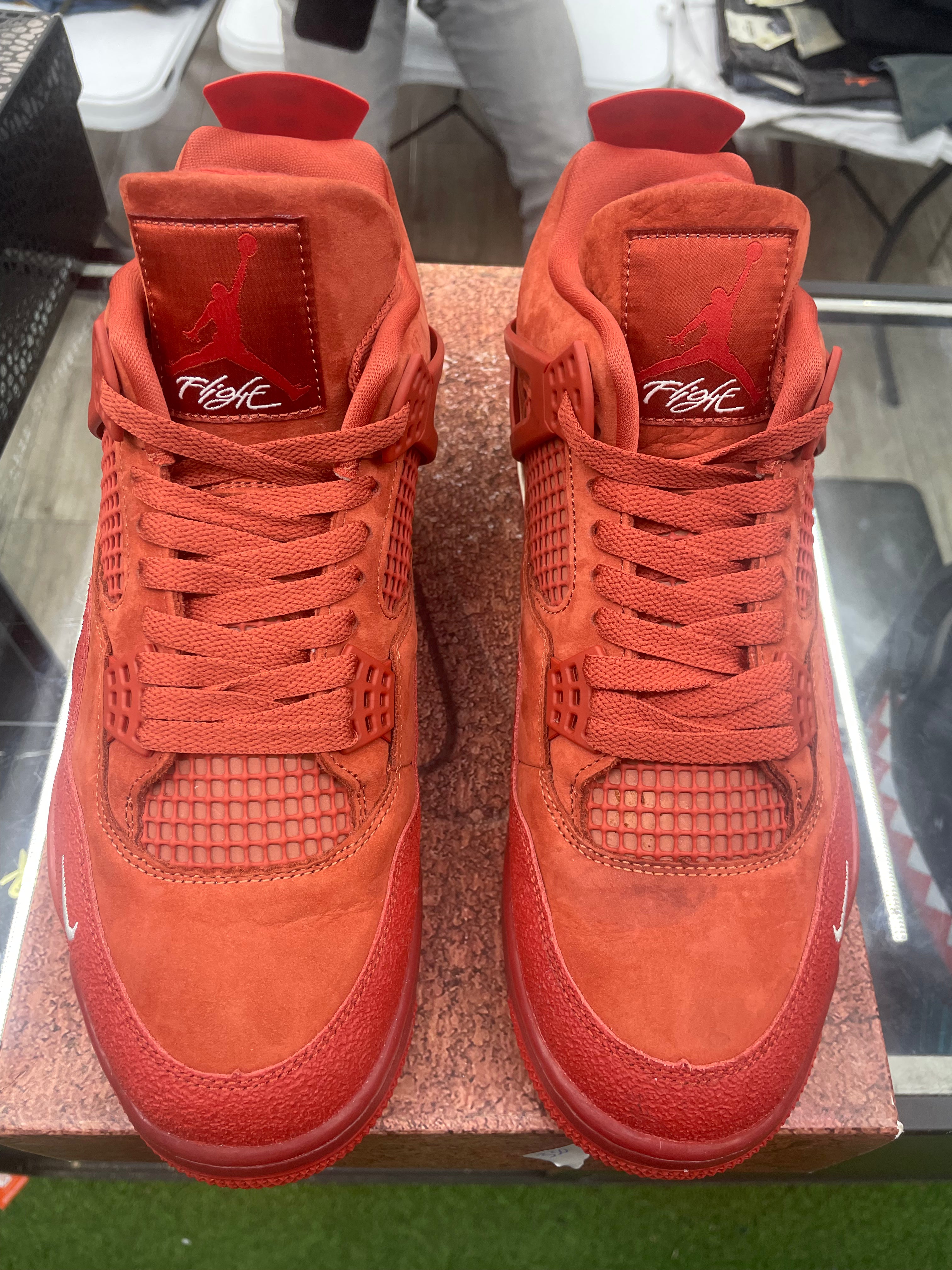 Air Jordan Retro 4"Nigel Sylvester Brick By Brick" *Size 10.5 Preowned* (HF4340-800)