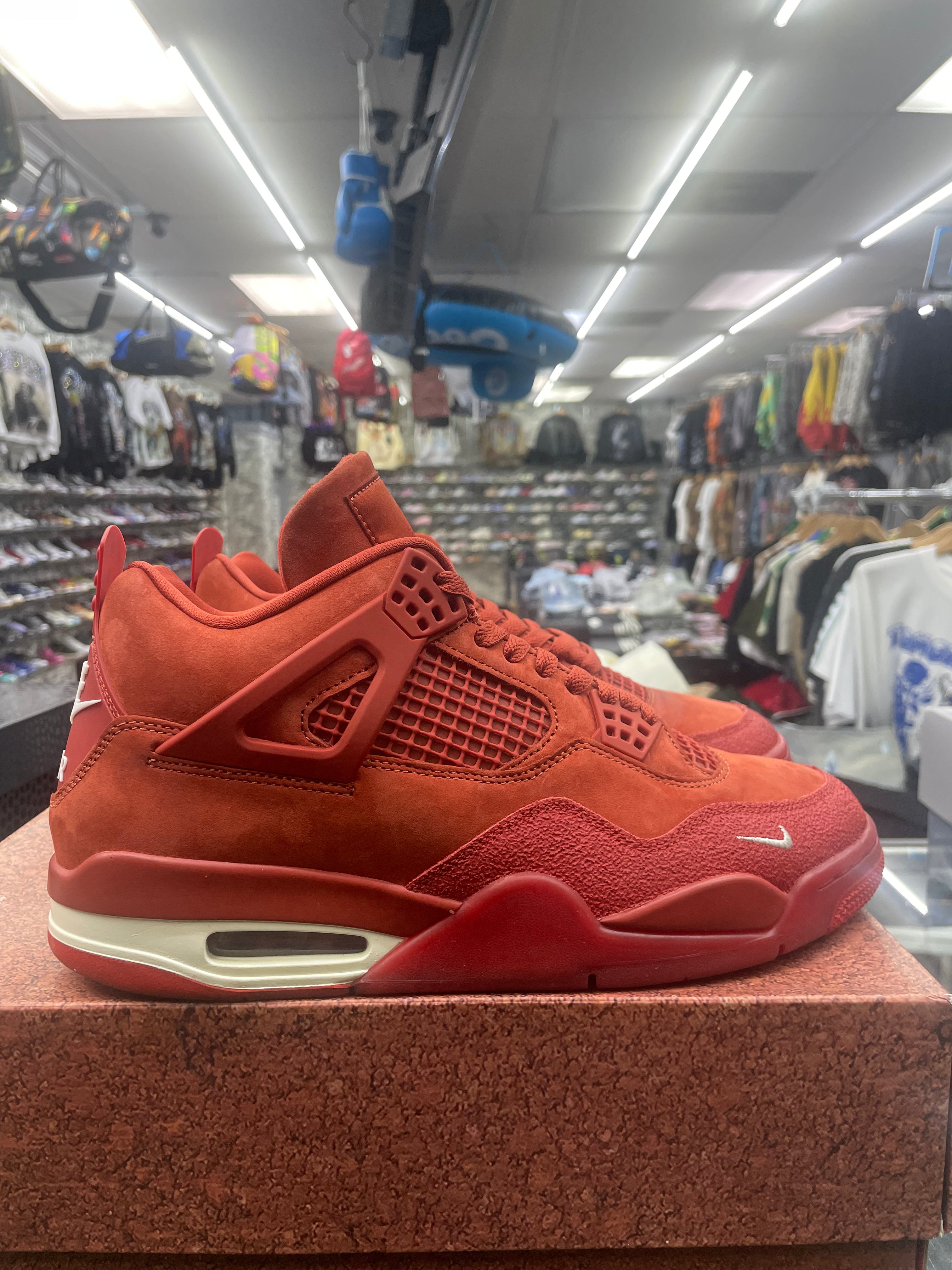 Air Jordan Retro 4"Nigel Sylvester Brick By Brick" *Size 10.5 Preowned* (HF4340-800)