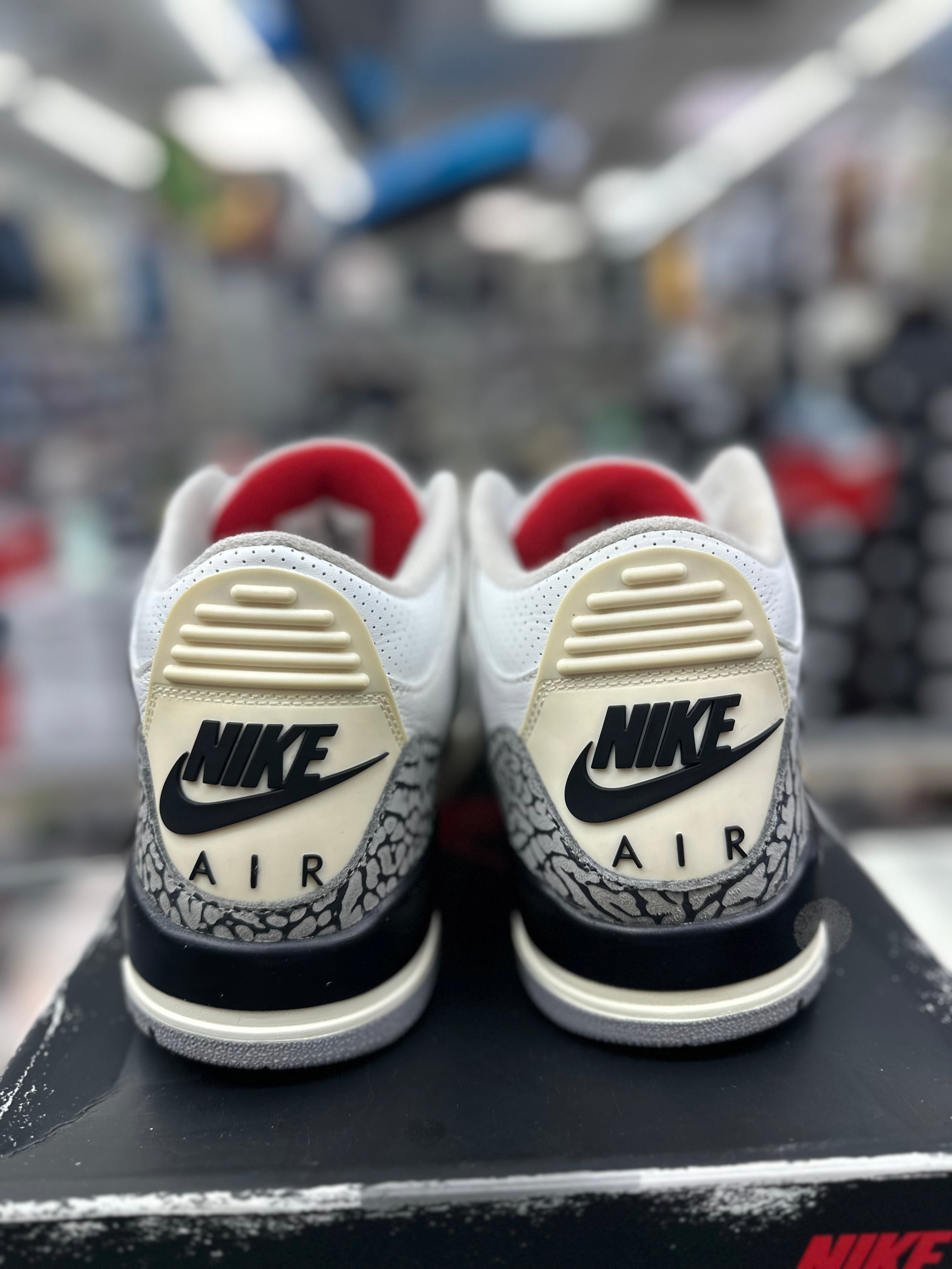 Air Jordan Retro 3 "White Cement Reimagined" *Size 9 Preowned*