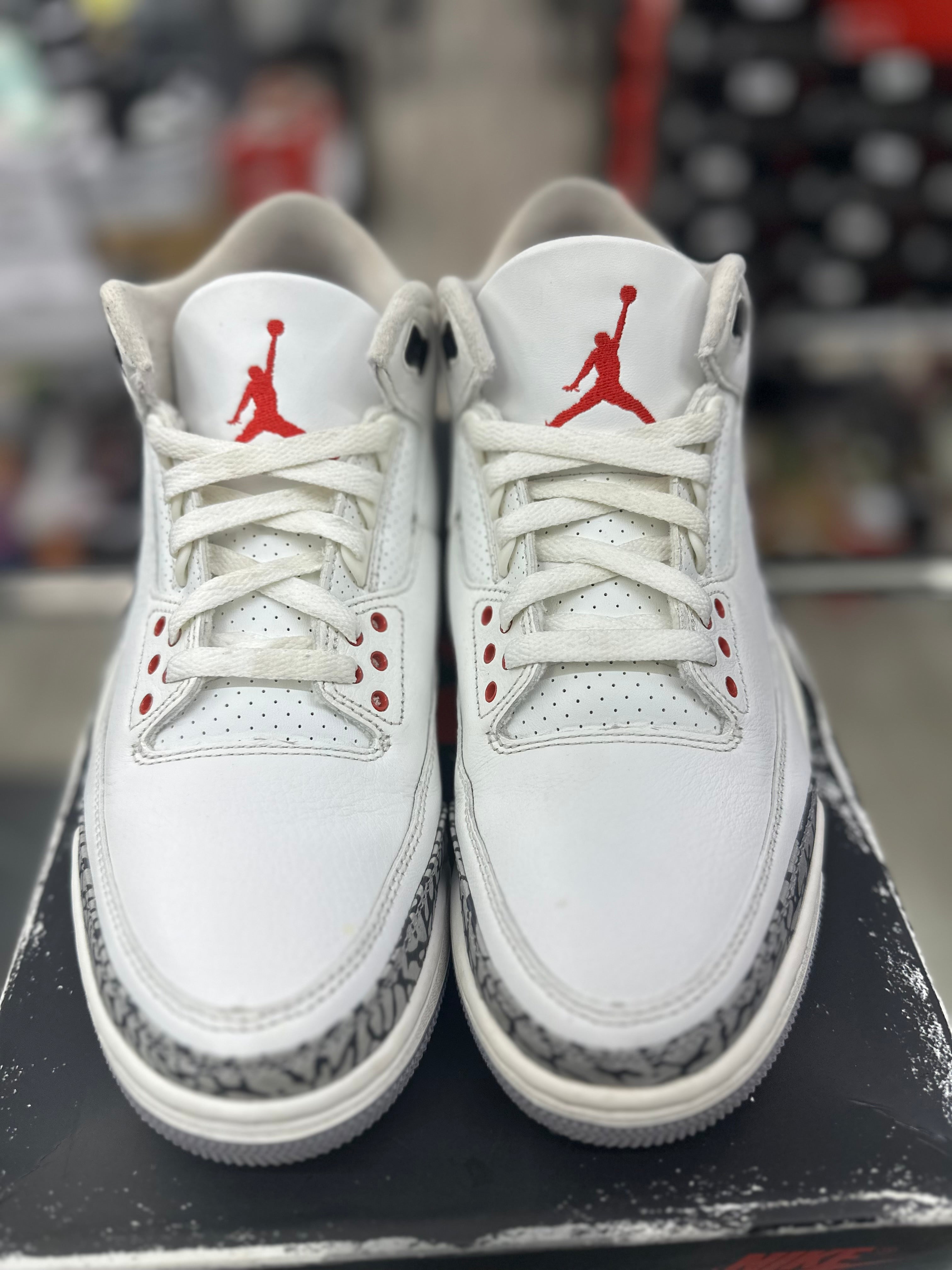 Air Jordan Retro 3 "White Cement Reimagined" *Size 9 Preowned*
