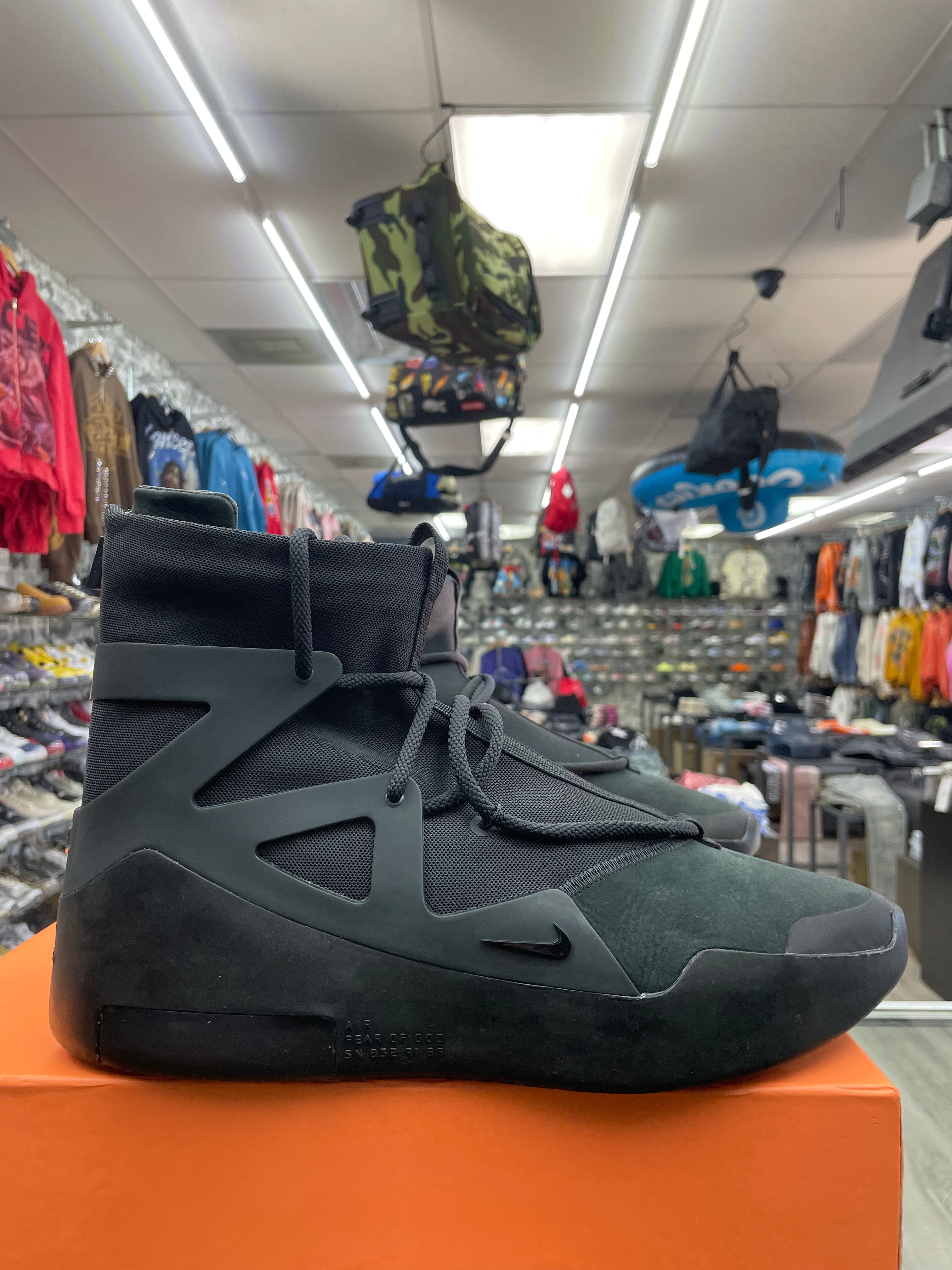 Nike Air Fear Of God 1 “Triple Black” Boot *Size 13 Preowned*