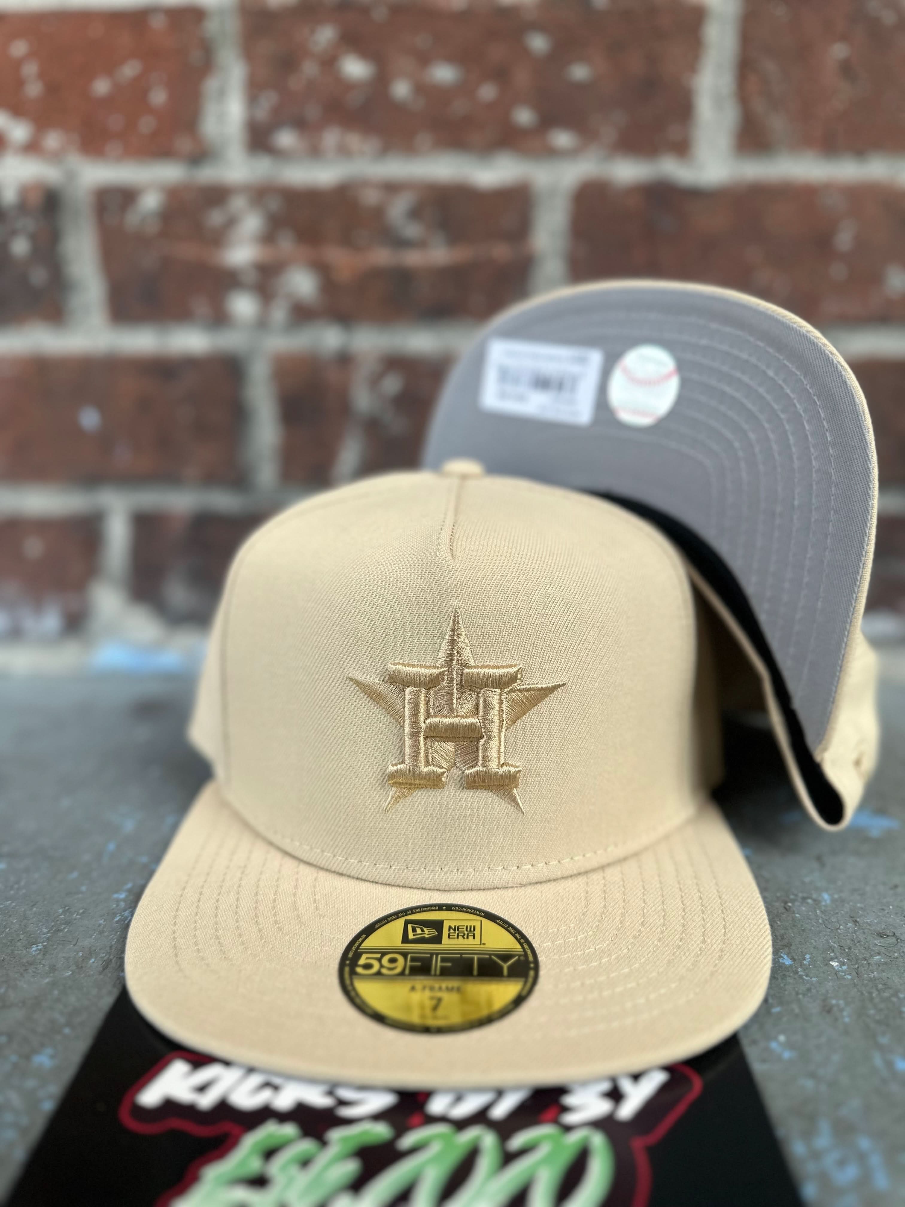 New Era 59FIFTY Fitted "Houston Astros" Cream A-Frame Fitted 60694287
