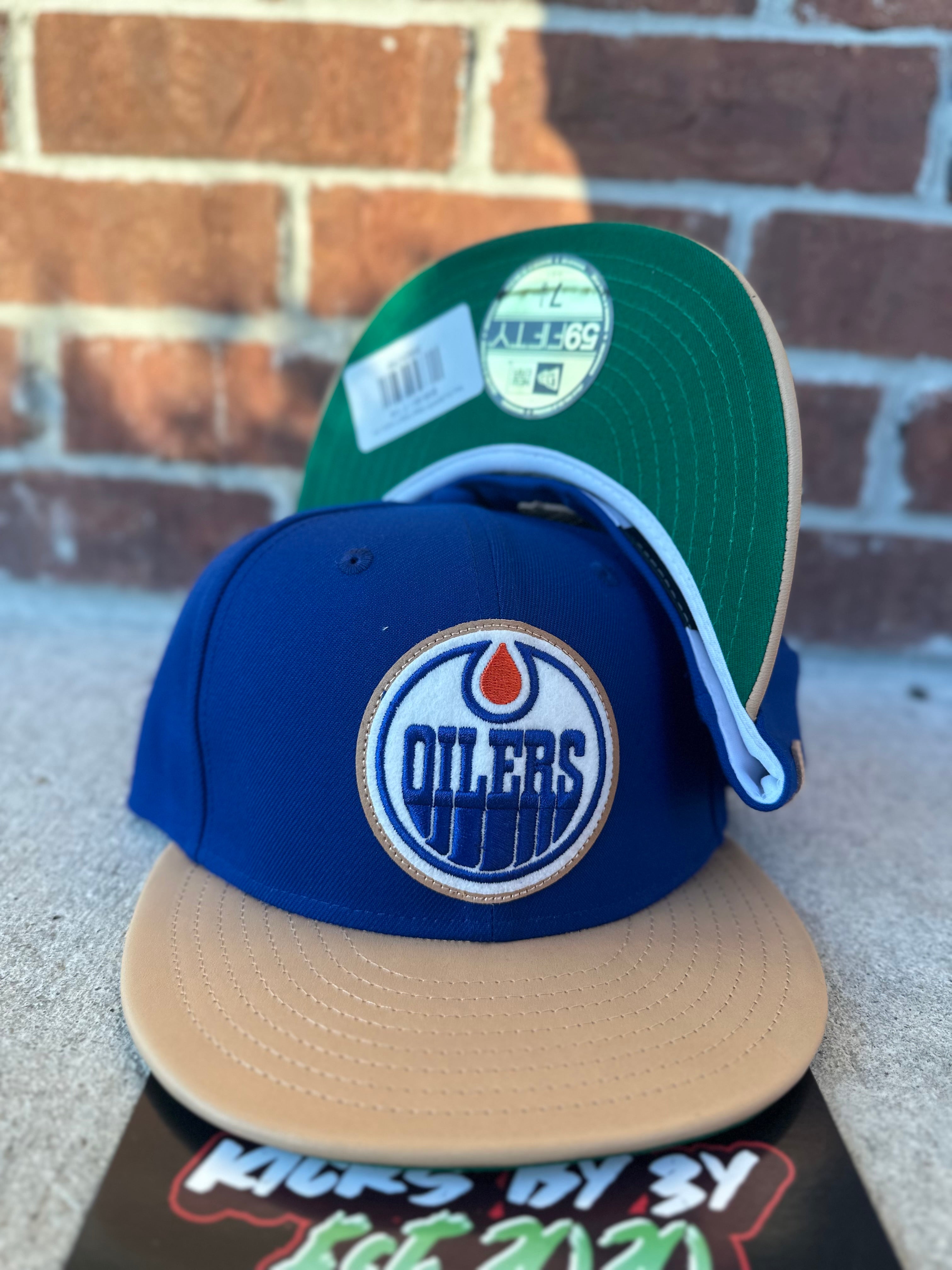 New Era 59FIFTY Fitted "Oilers" Leather Brim 60696092 (25990)