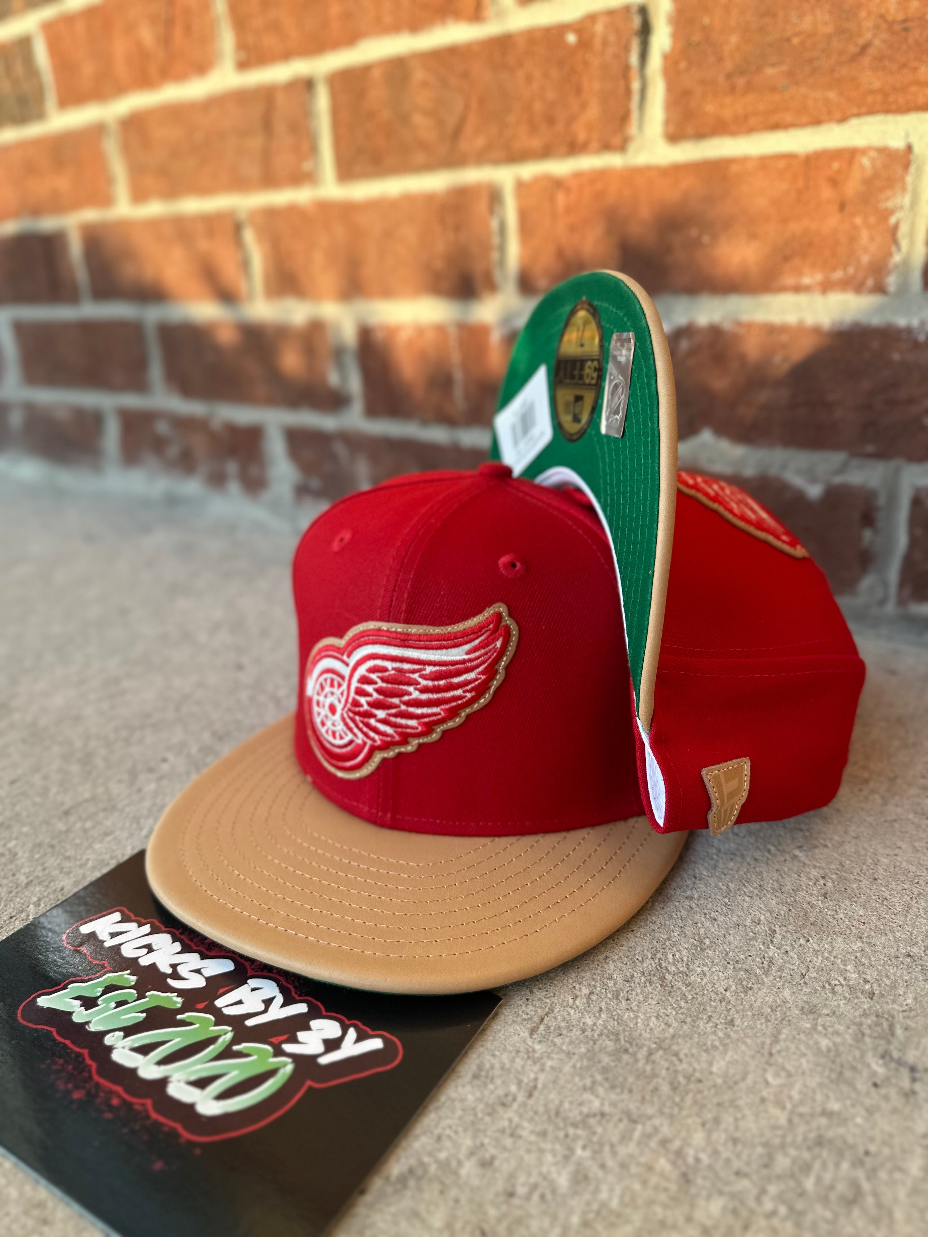 New Era 59FIFTY Fitted "Red Wings" Leather Brim 60695953 (25990)