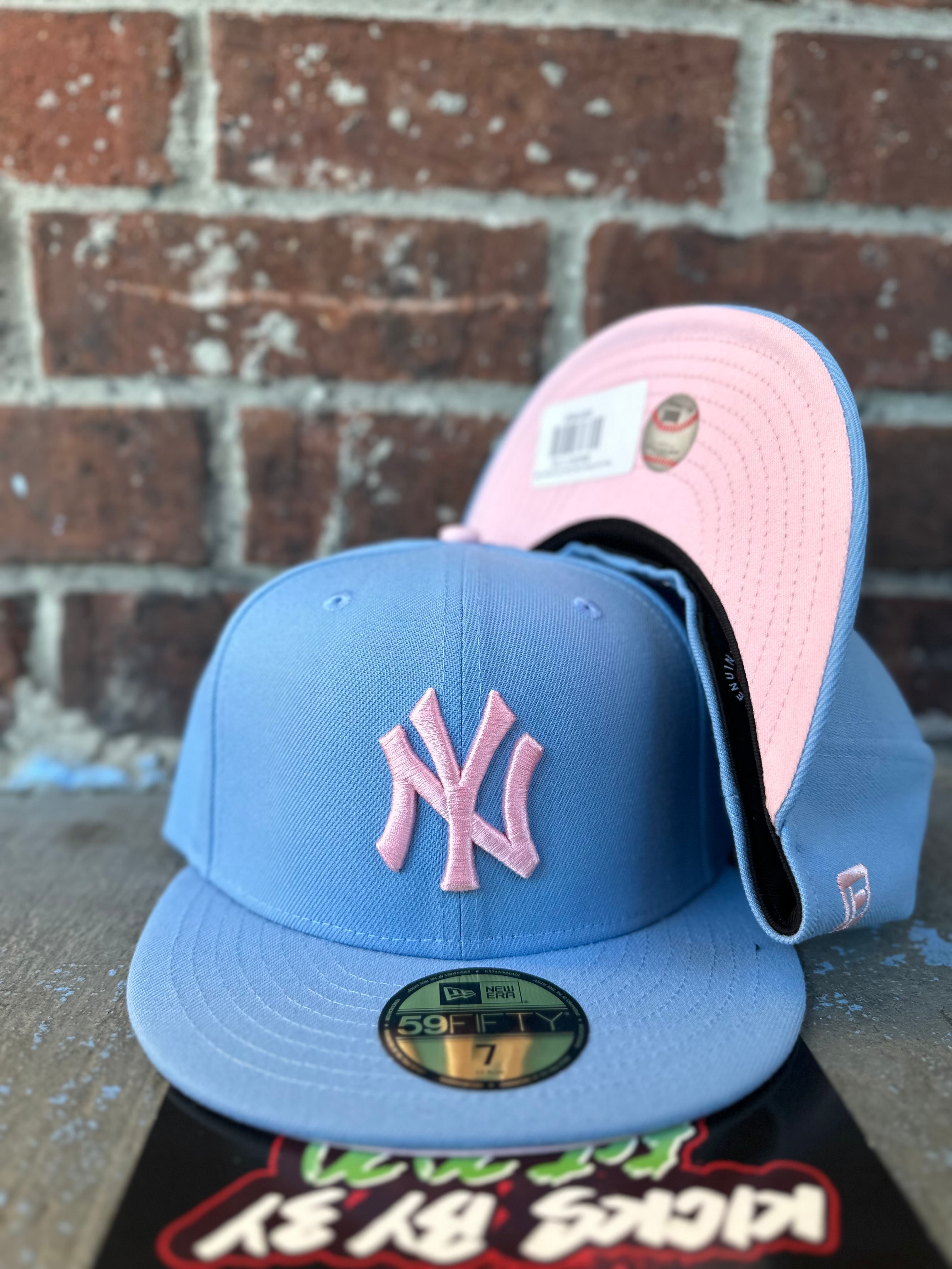 New Era 59Fifty Fitted "New York Yankees" Baby Blue/ Pink
