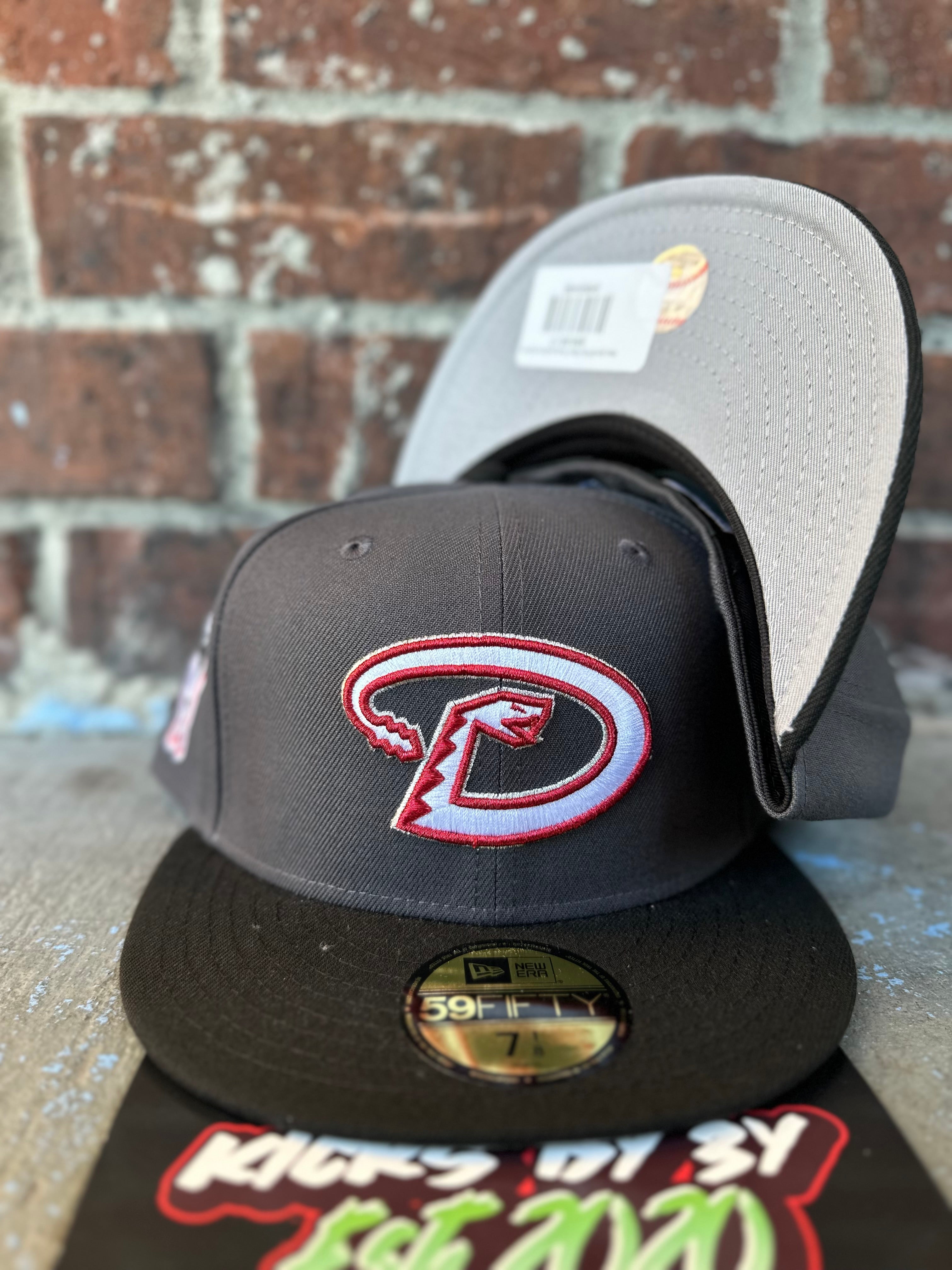 New Era 59Fifty Fitted "Arizona Diamondbacks" 1998 World Series Charcoal Grey/Black/ Red
