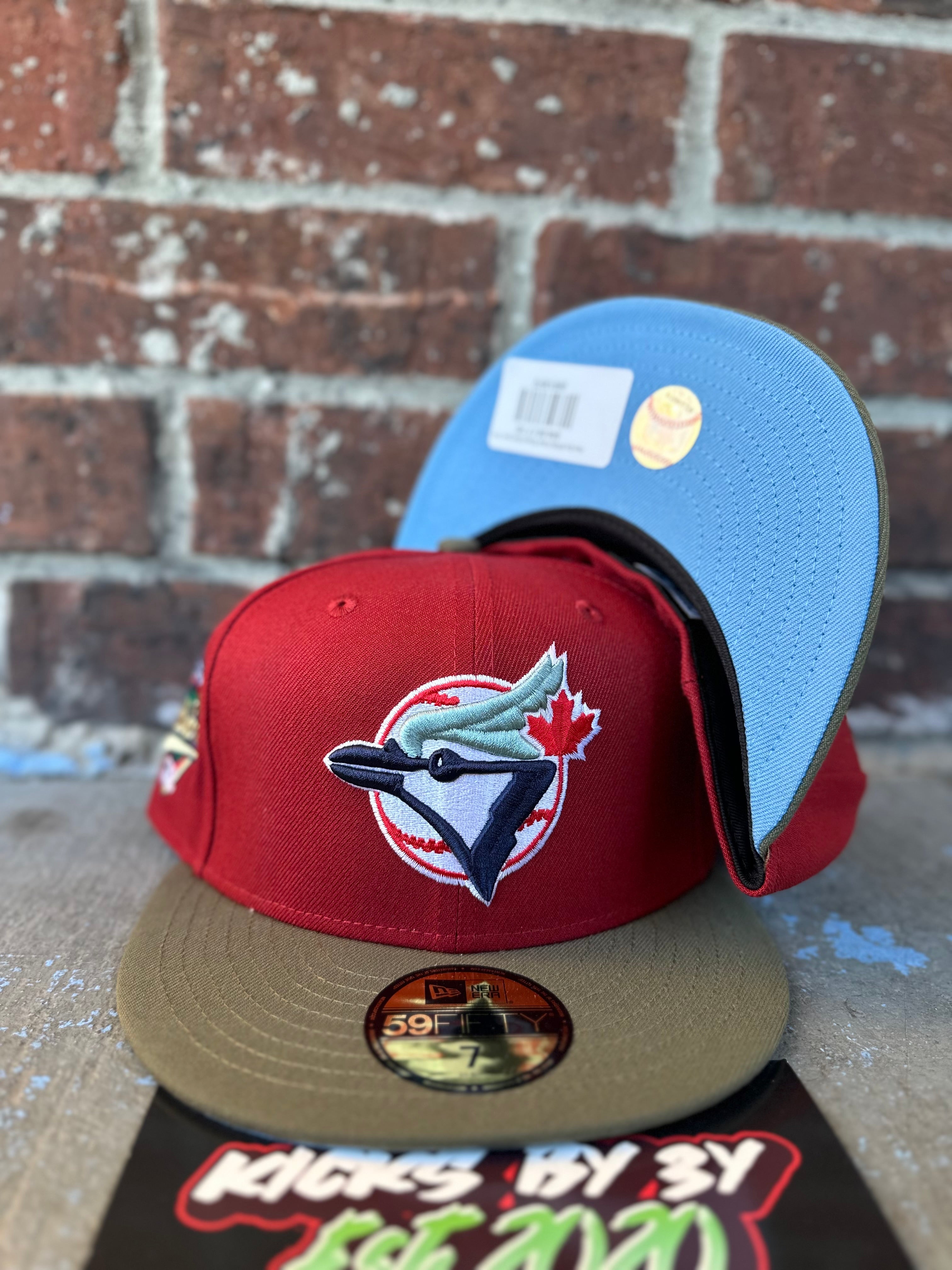 New Era 59Fifty Fitted "Toronto Blue Jays" 1992 World Series Cardinal Red/Olive
