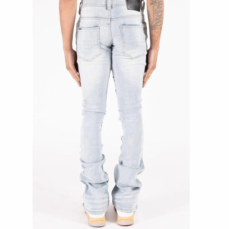 Serenede “Azul” Stacked Jeans