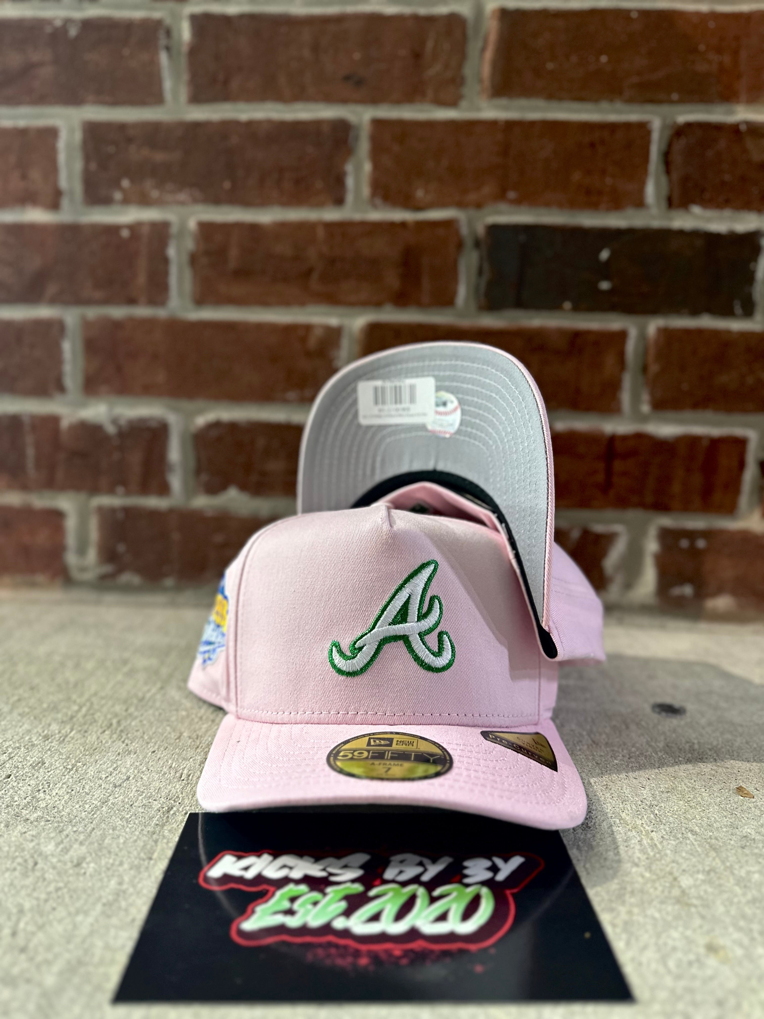 New Era 59Fifty Fitted A-Frame "Athletics" 1999 World Series (Pink/Green)