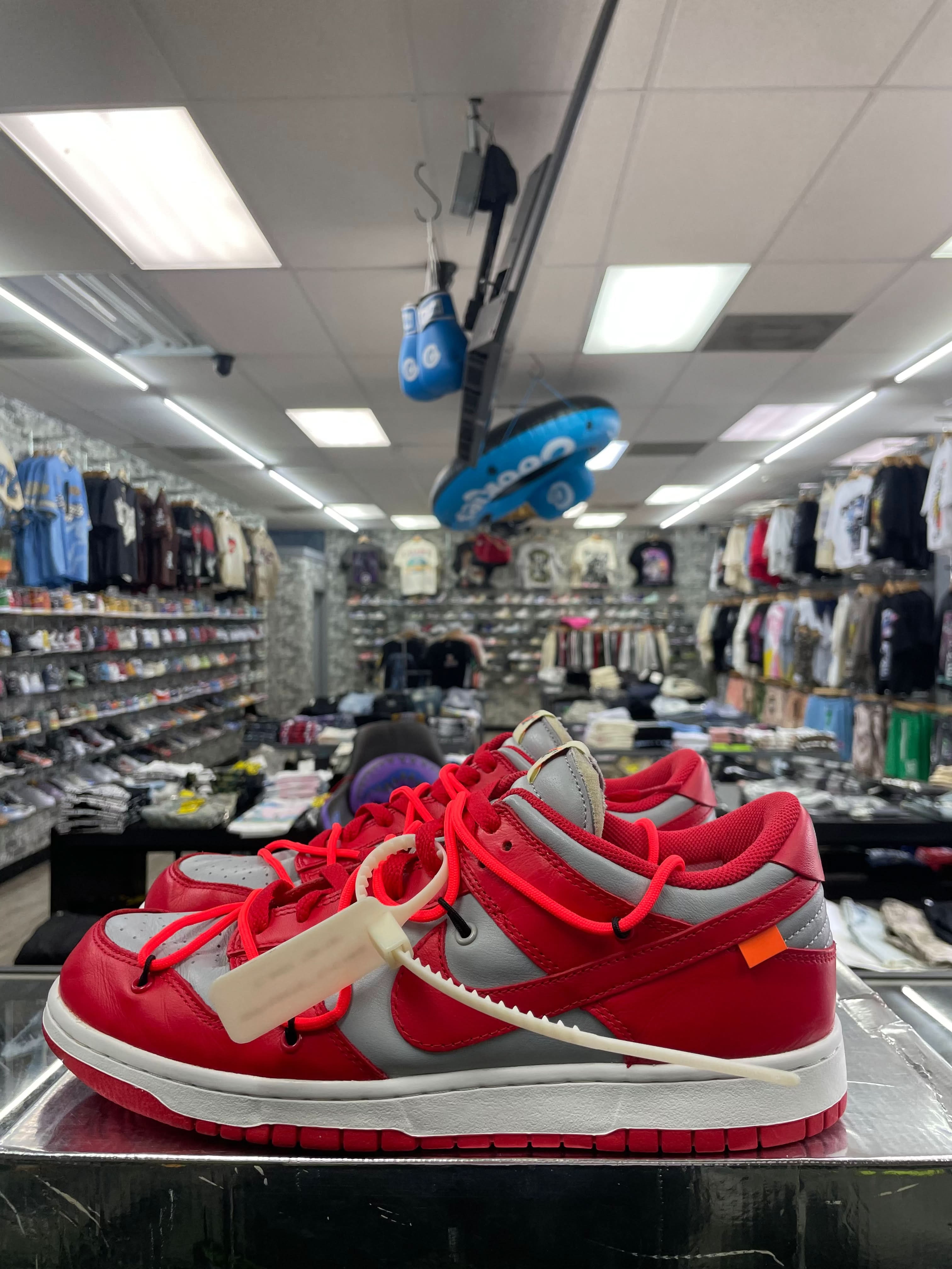 Nike Dunk Low “Off-White University Red” *Size 10 Preowned*