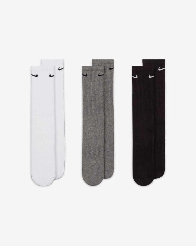 Nike 3pk Everyday Crew Cushion Socks