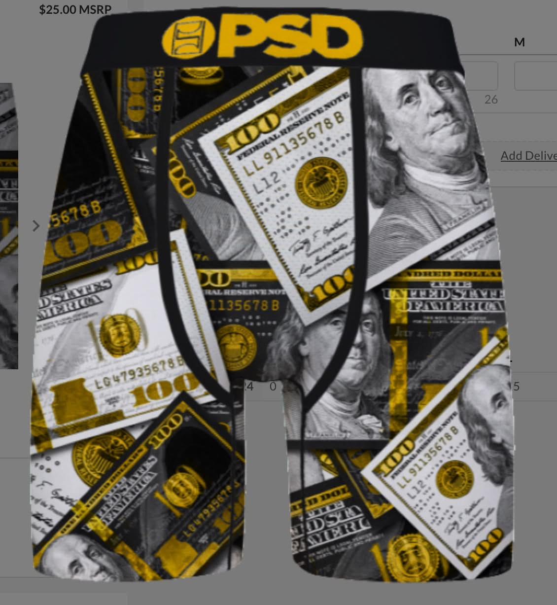 Psd Underwear “Benji Ochre”