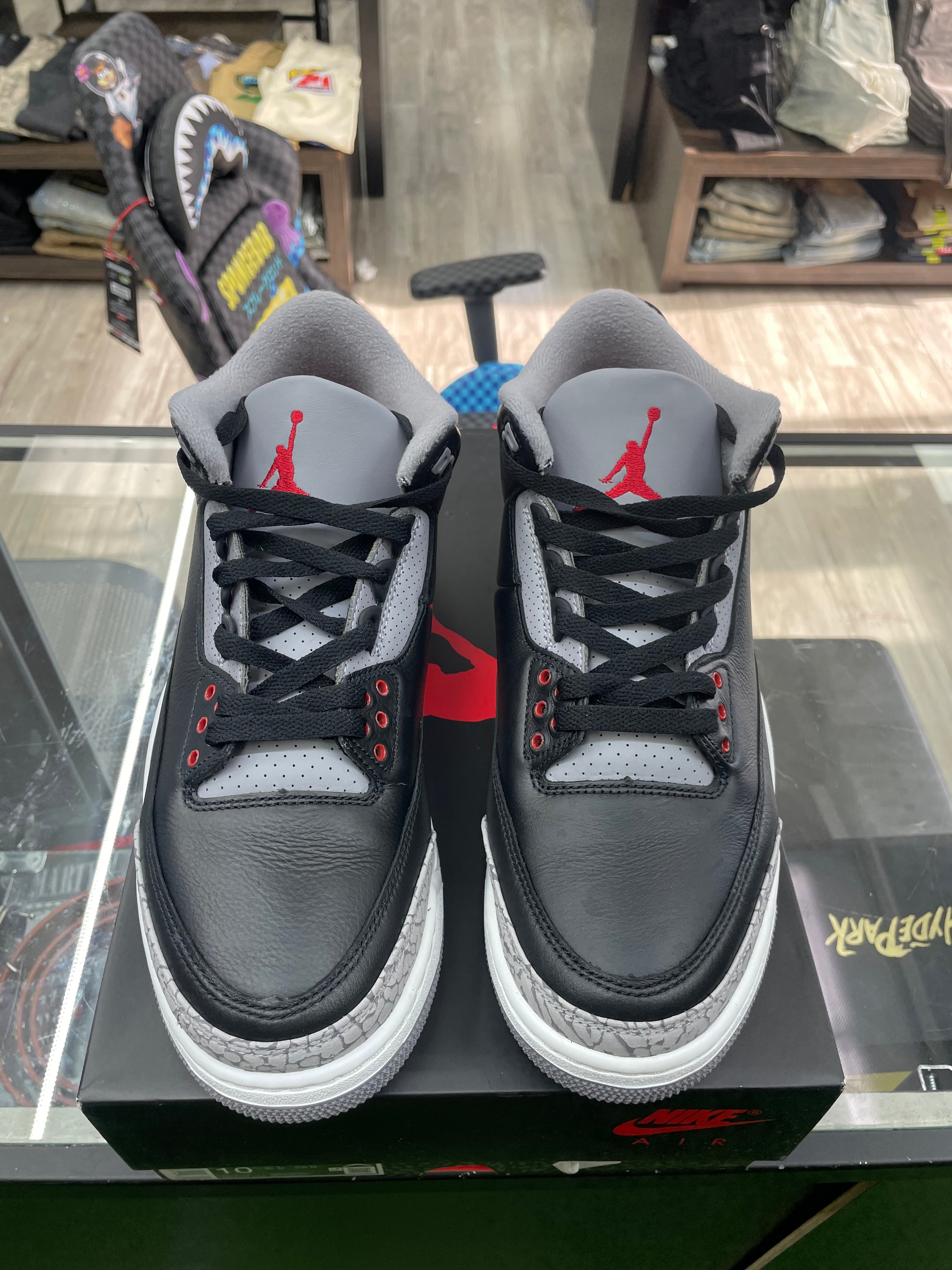 Air Jordan Retro 3 “Black Cement” *Size 10 Preowned*(DN3707-010)