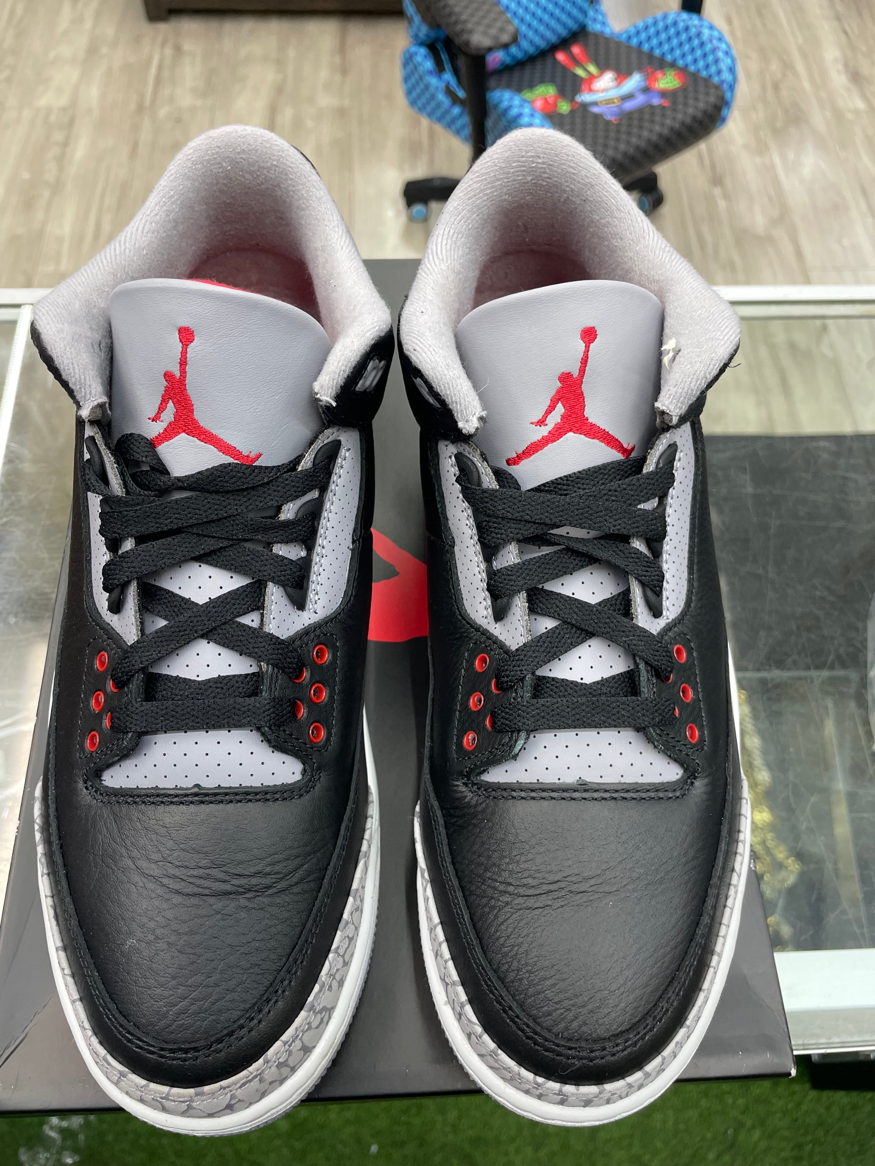Air Jordan Retro 3 “Black Cement” *Size 10 Preowned*(DN3707-010)